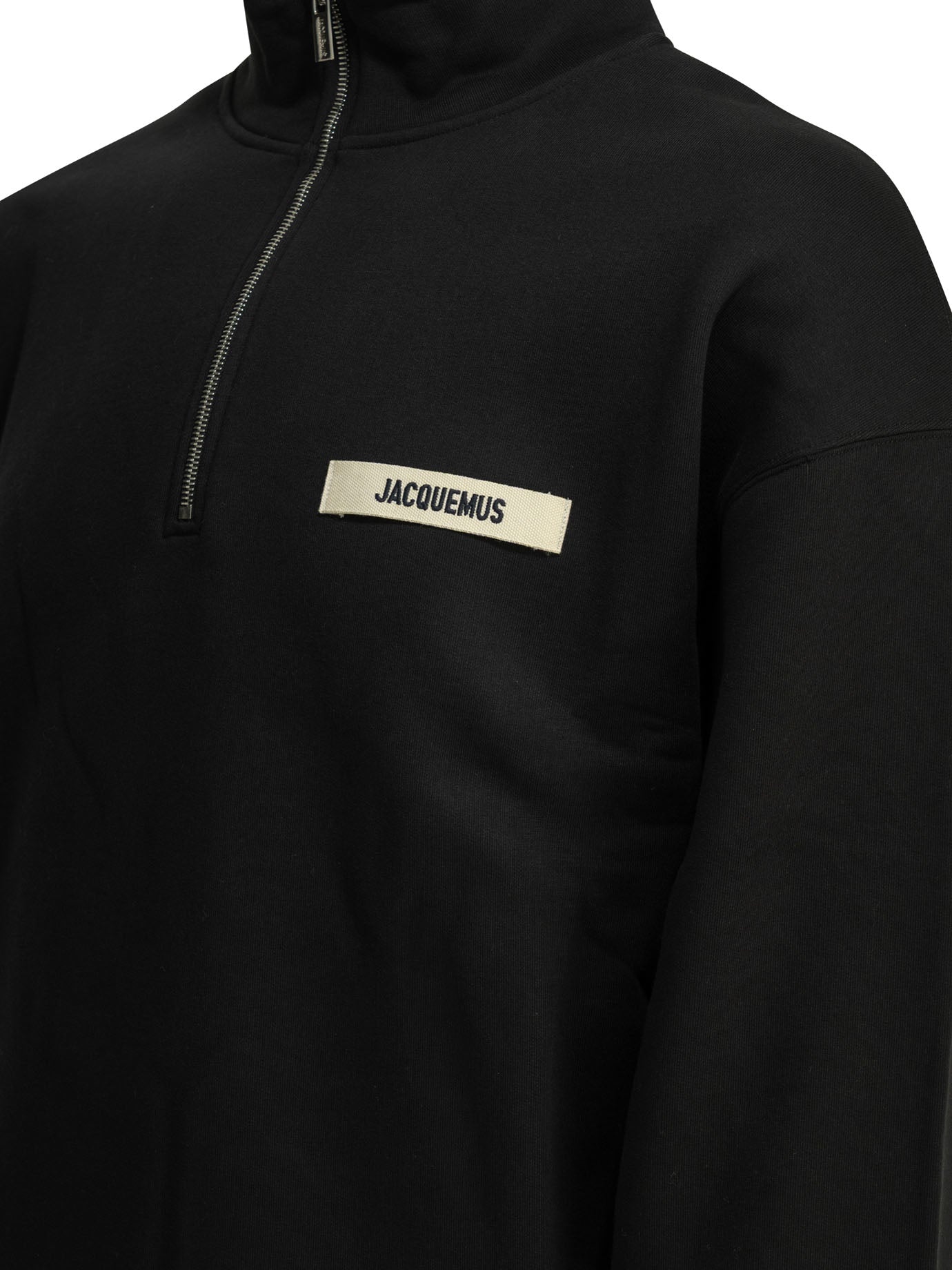 Jacquemus Le Camionneur Gros Grain Half Zip Sweatshirt