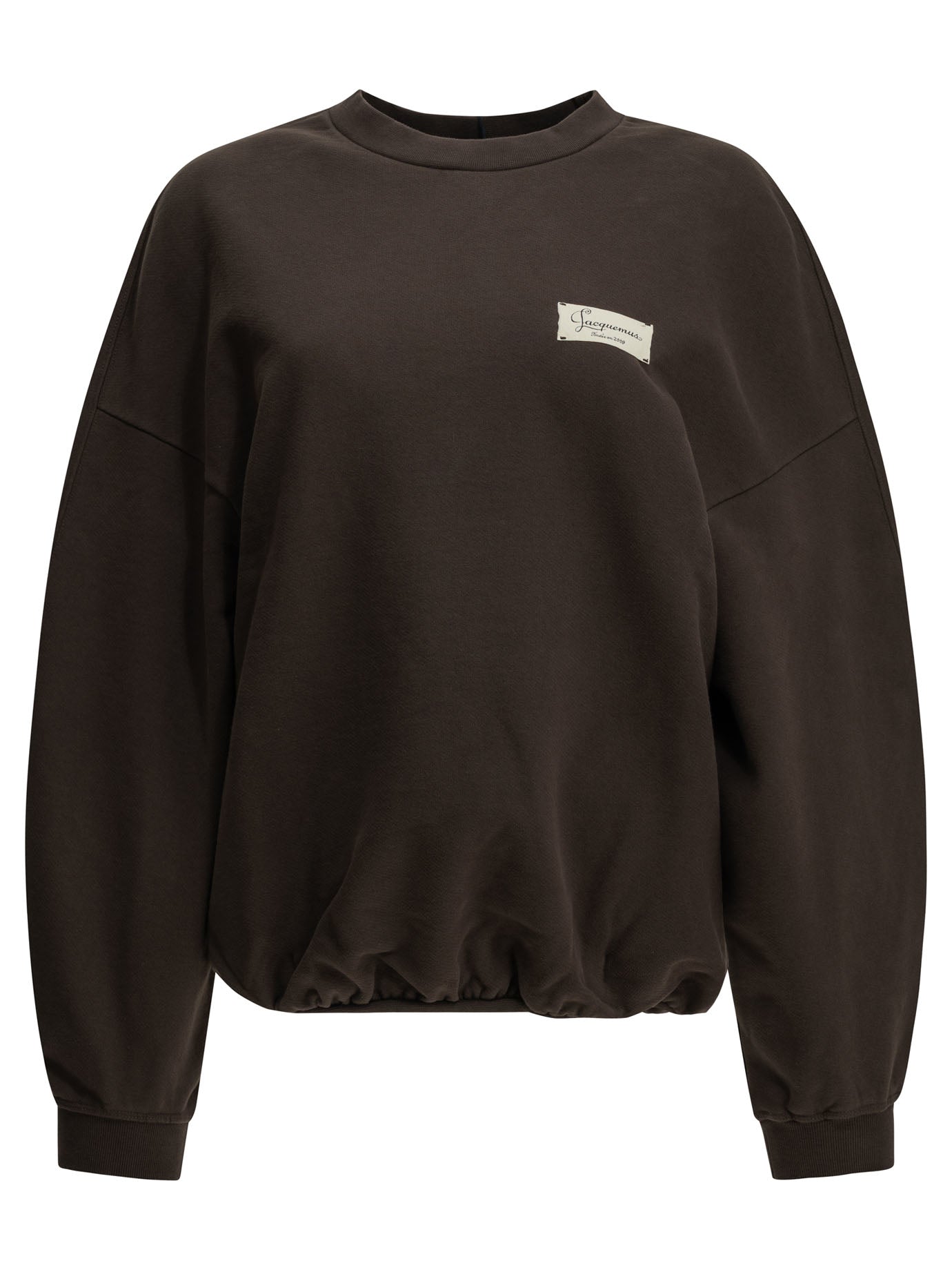 Jacquemus Le Sweatshirt Montaigne Crew-Neck Sweatshirt