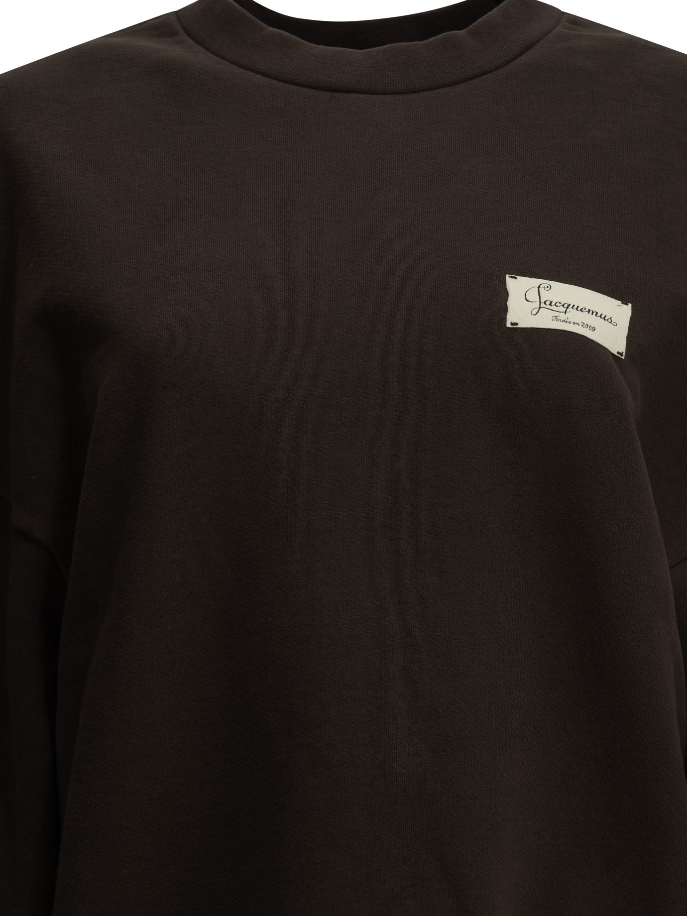 Jacquemus Le Sweatshirt Montaigne Crew-Neck Sweatshirt