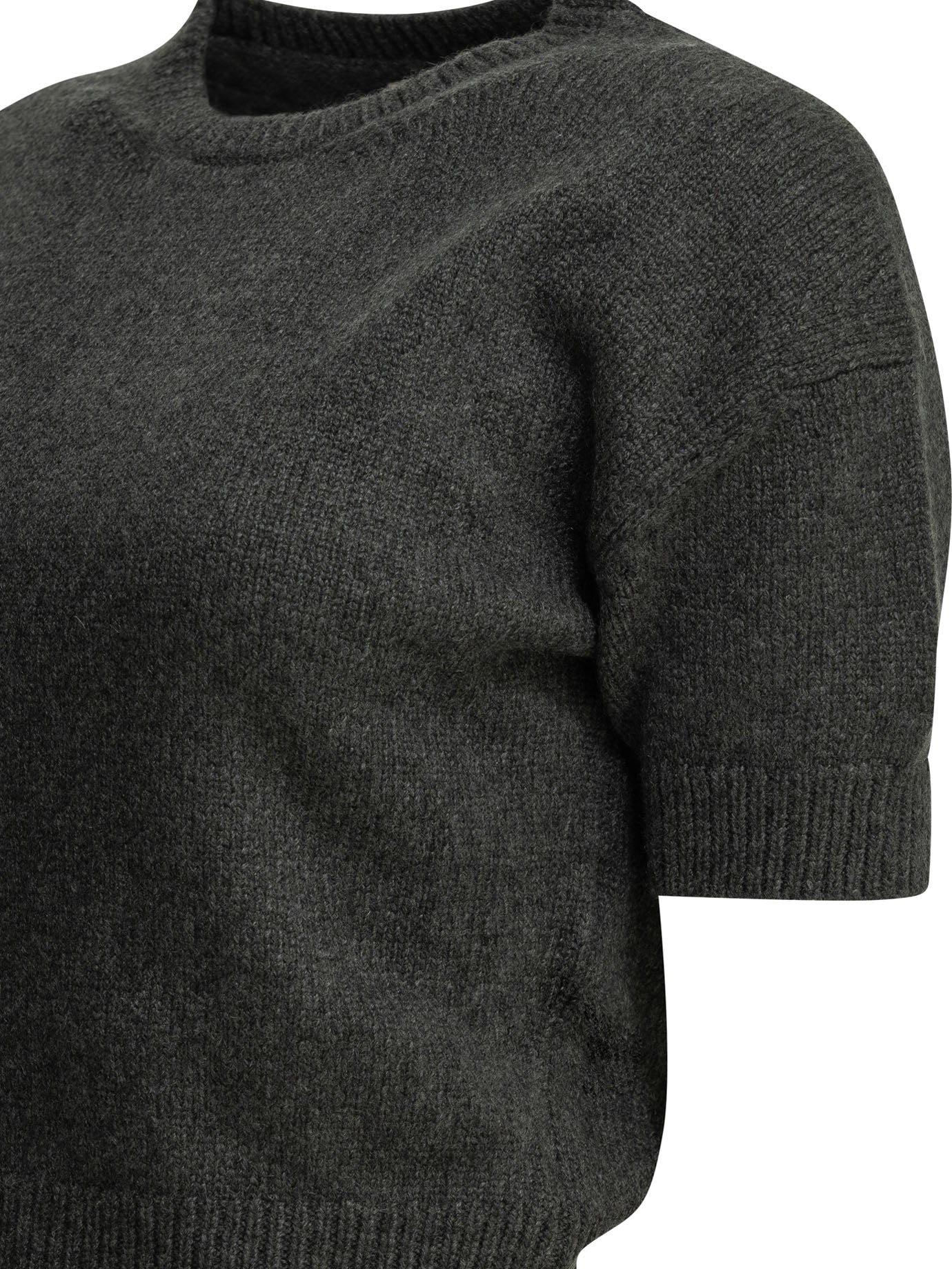 Khaite Golden Crew-Neck Sweater