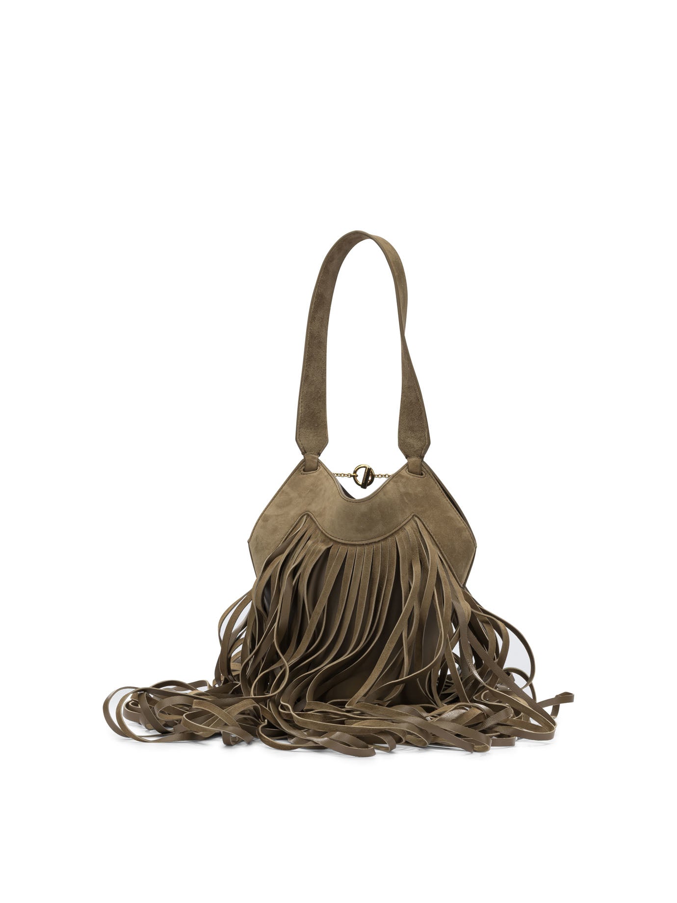Khaite Nano Lotus Fringe Small Shoulder Bag