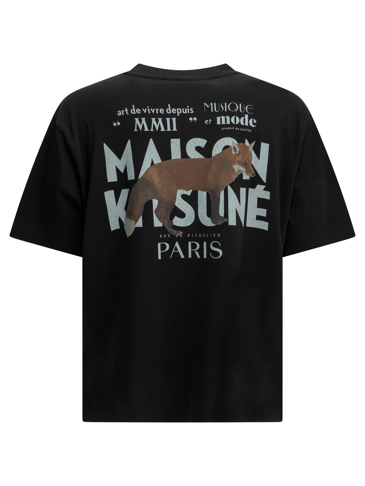 Maison Kitsuné Mmii Profile Fox Crew-Neck T-Shirt