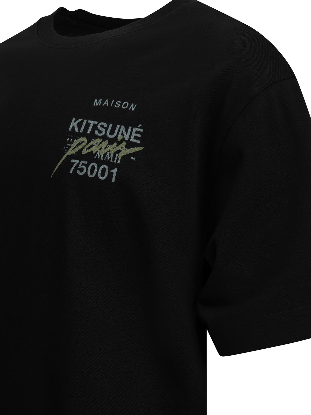 Maison Kitsuné Mmii Profile Fox Crew-Neck T-Shirt