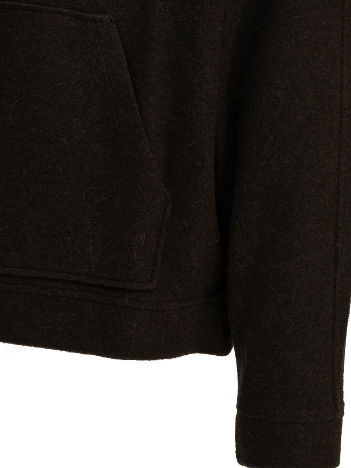 Maison Kitsuné Fleece-Blend Hooded Sweatshirt