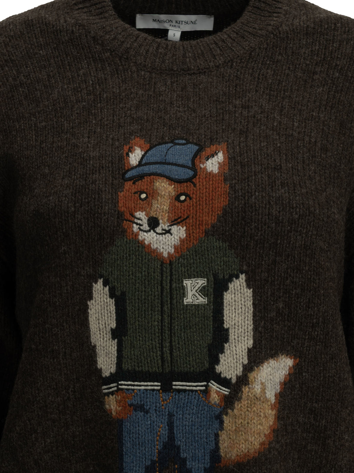 Maison Kitsuné Dressed Fox Crew-Neck Sweater