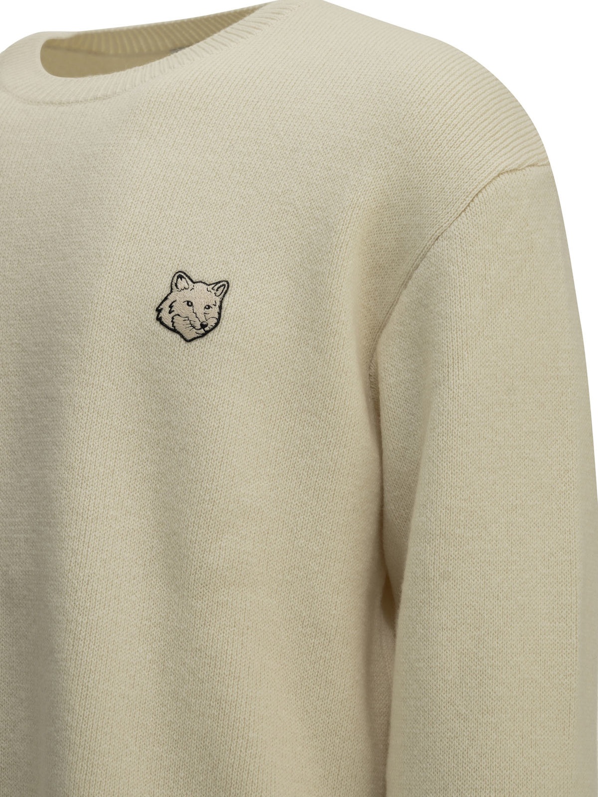 Maison Kitsuné Fox Head Milano Crew-Neck Sweater