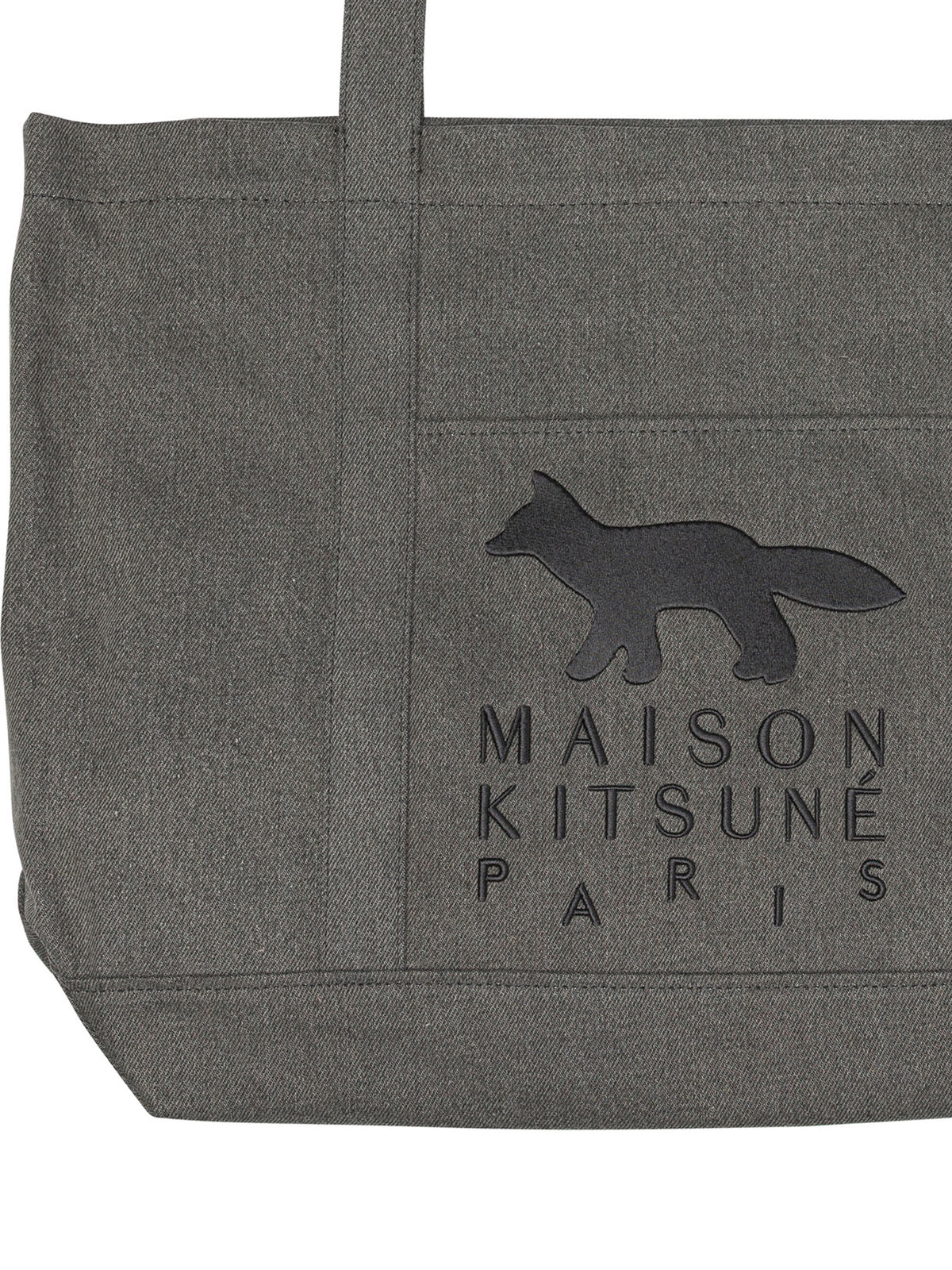 Maison Kitsuné Profile Fox Large Shoulder Bag