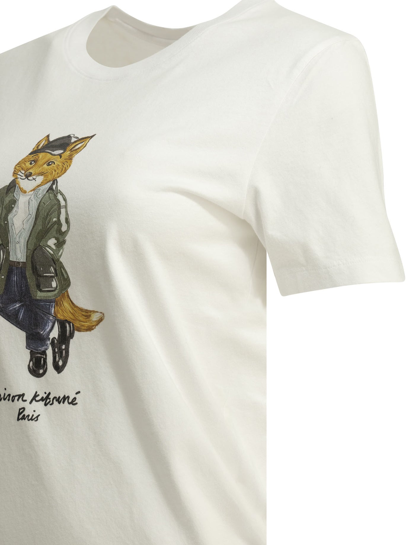 Maison Kitsuné Weekend Fox Crew-Neck T-Shirt