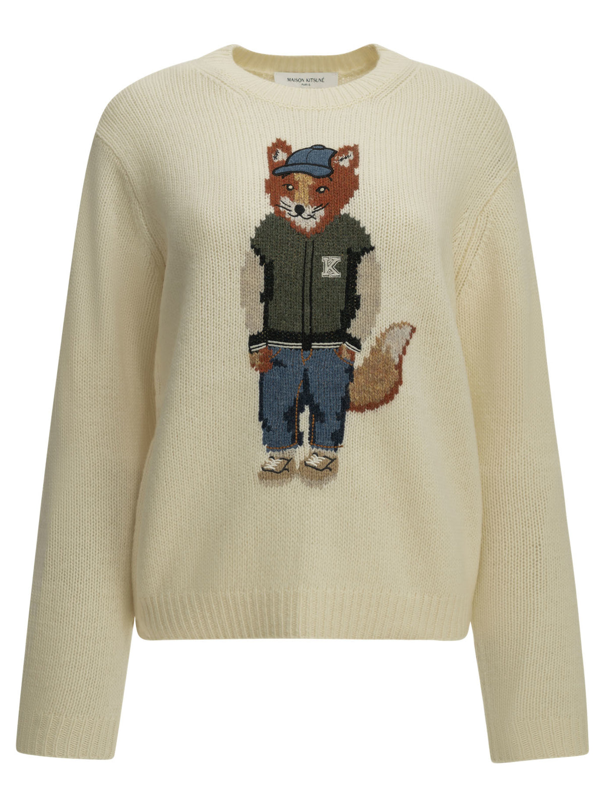 Maison Kitsuné Dressed Fox Crew-Neck Sweater