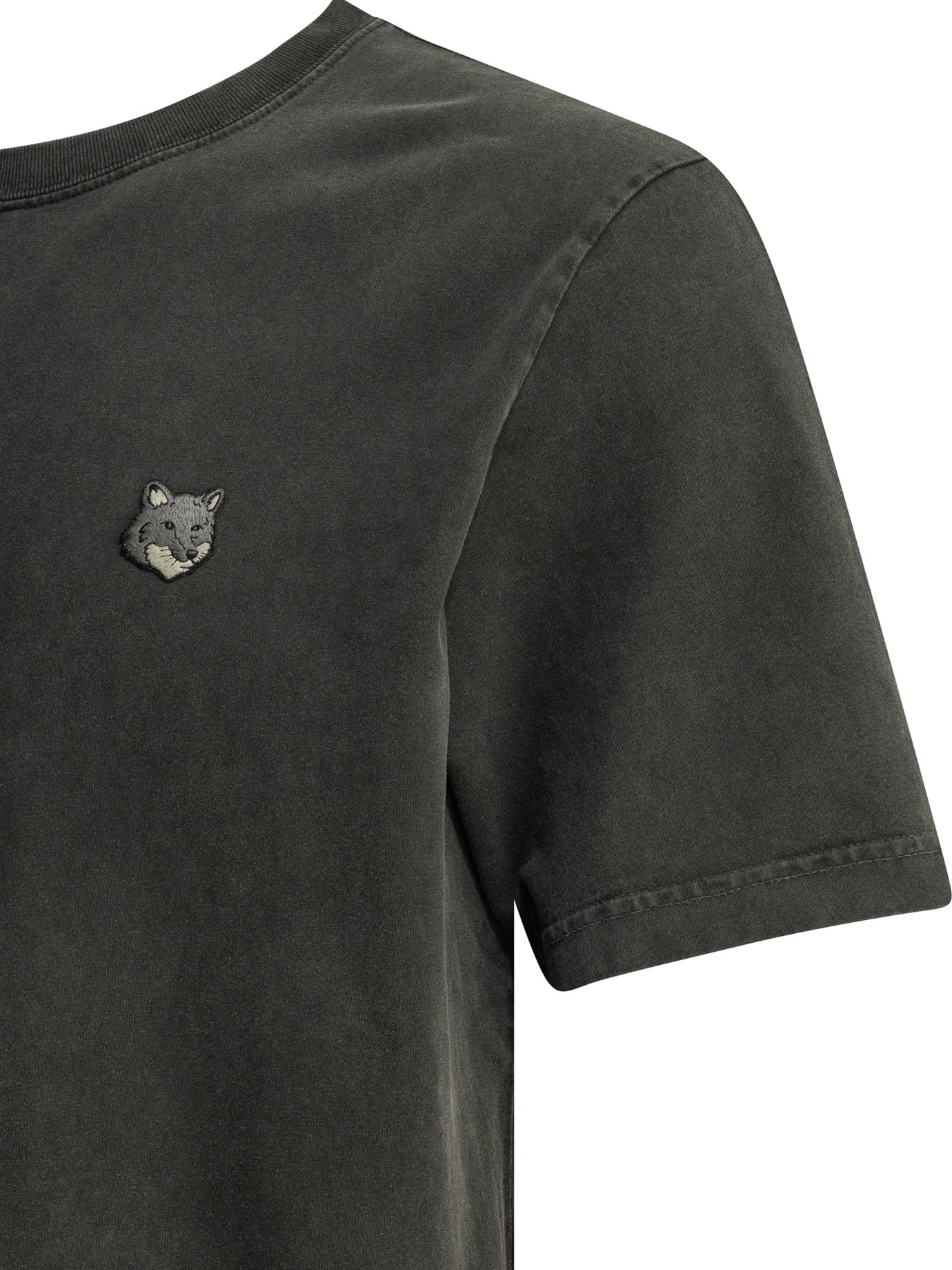 Maison Kitsuné Fox Head Faded Crew-Neck T-Shirt