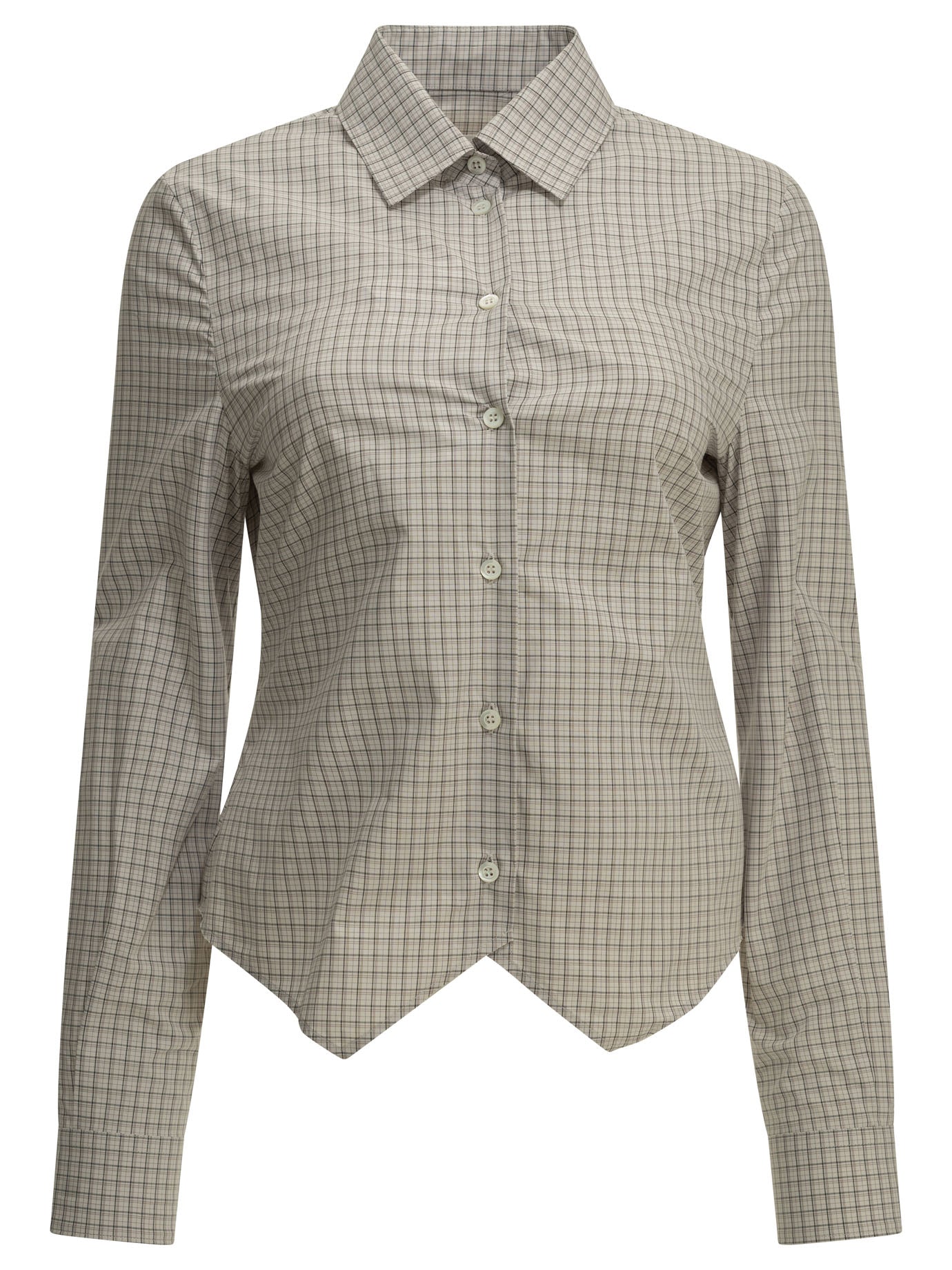 Maison Margiela Pointed Hem Casual Shirt