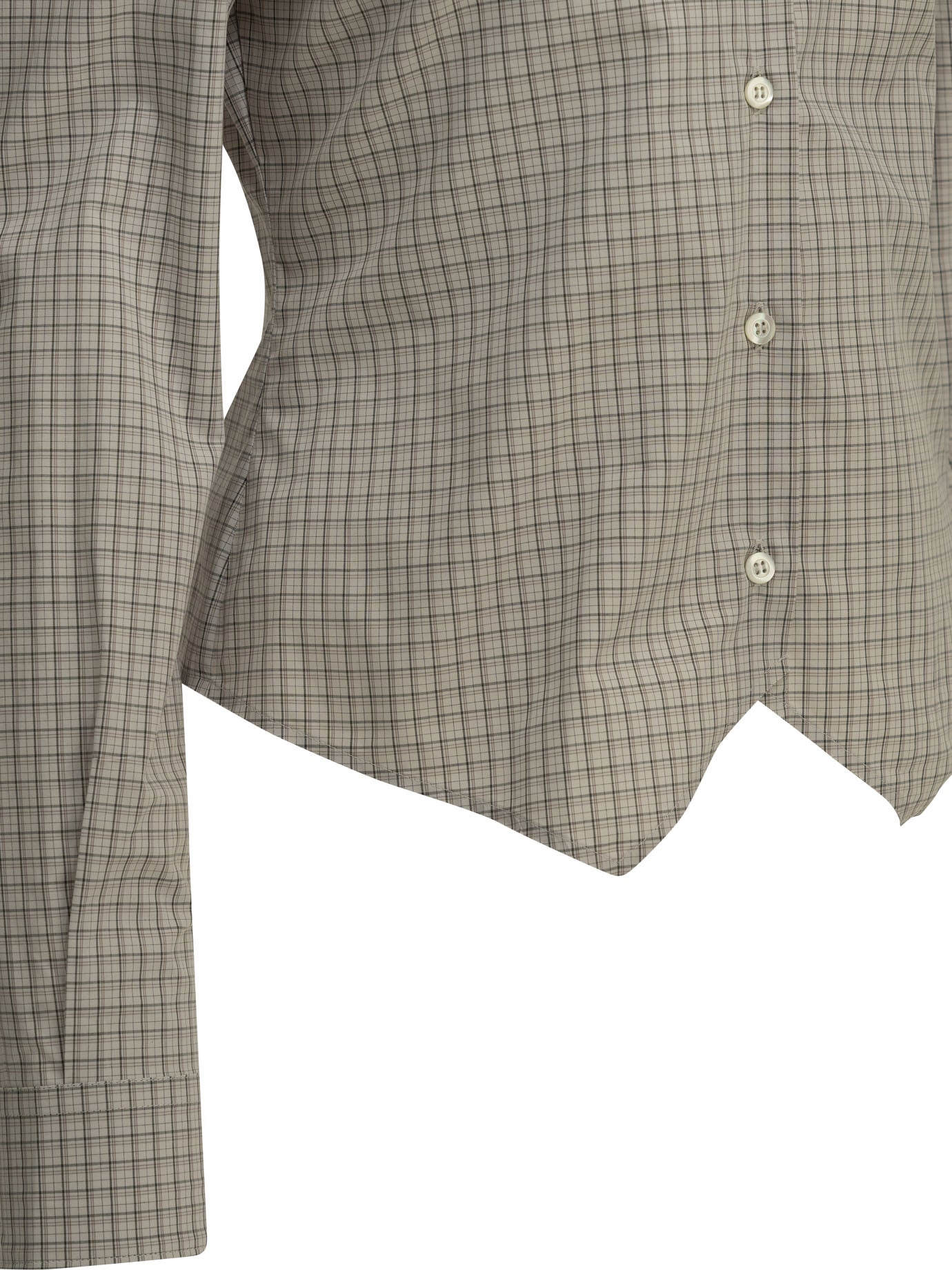 Maison Margiela Pointed Hem Casual Shirt