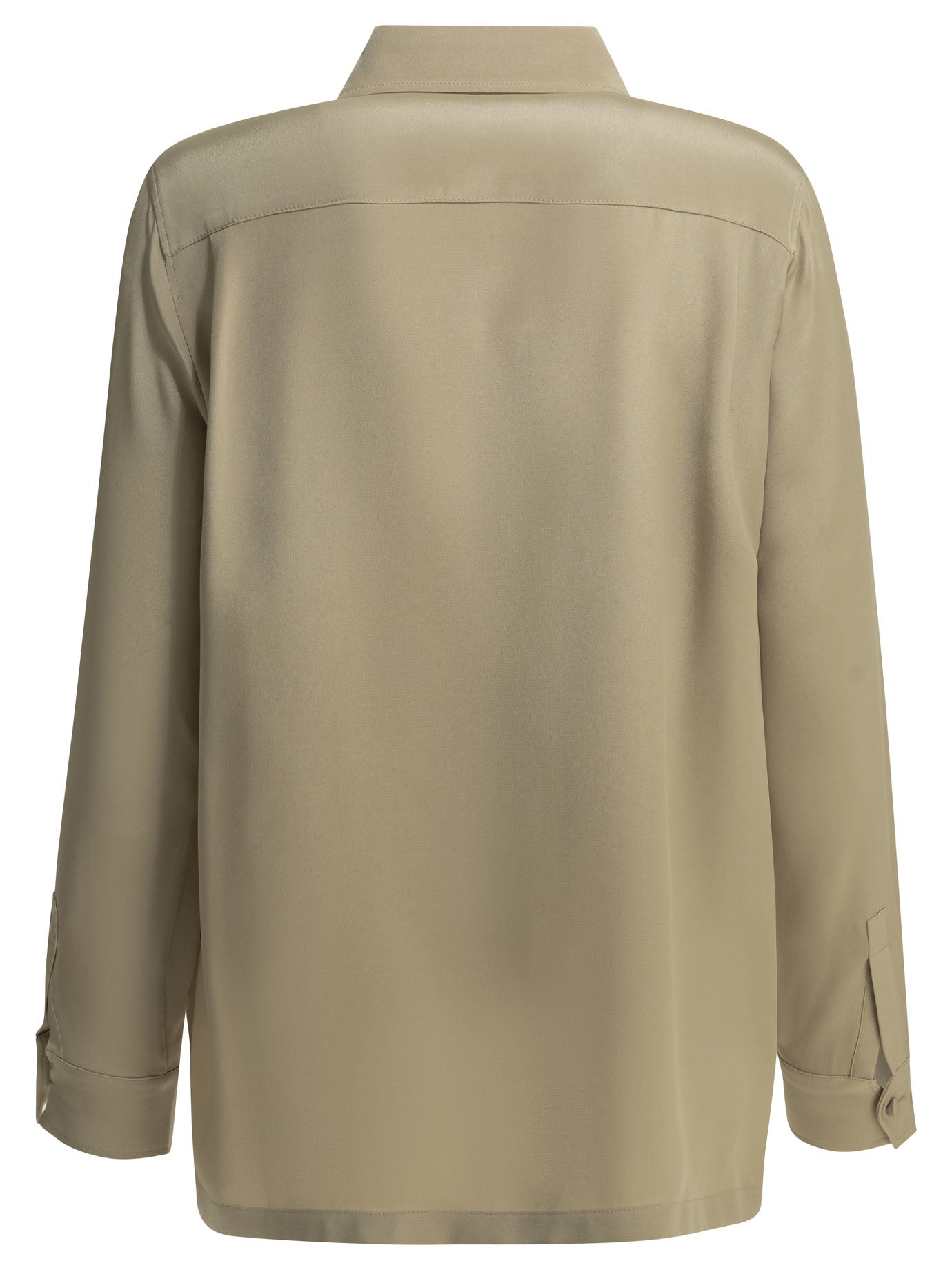Max Mara Casual Shirt In Silk Crêpe De Chine