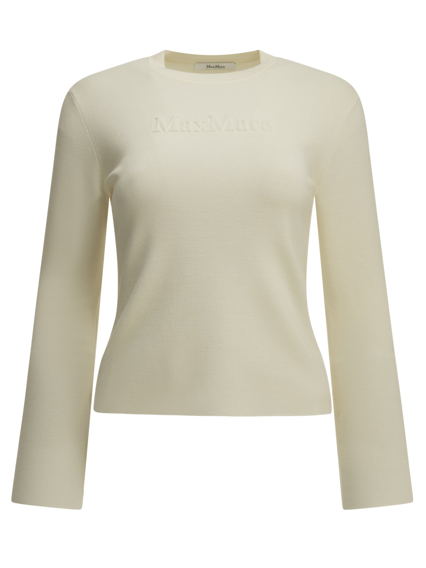 Max Mara Round-Neck T-Shirt Made Of Virgin Wool