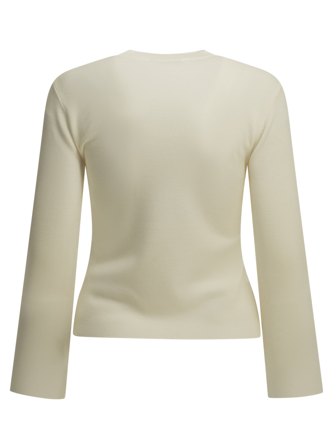 Max Mara Round-Neck T-Shirt Made Of Virgin Wool