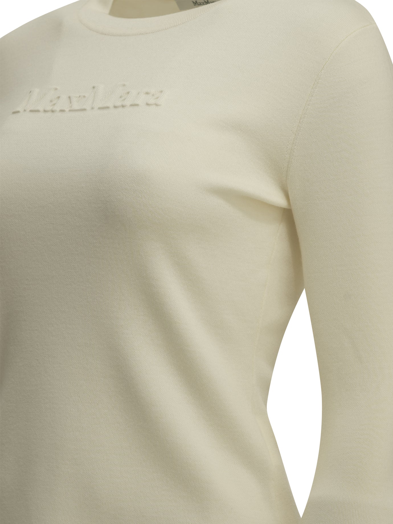Max Mara Round-Neck T-Shirt Made Of Virgin Wool