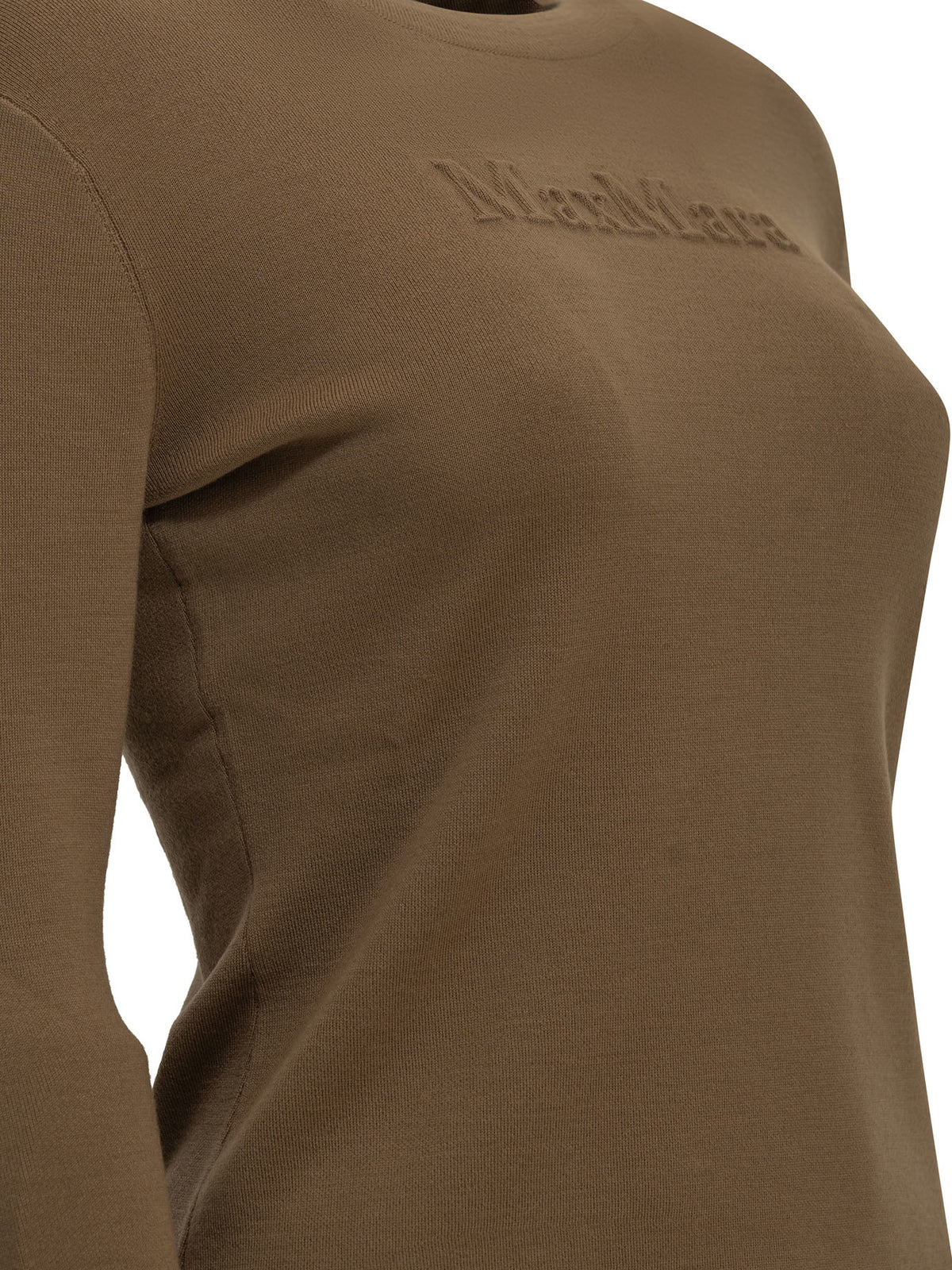 Max Mara Round-Neck T-Shirt Made Of Virgin Wool