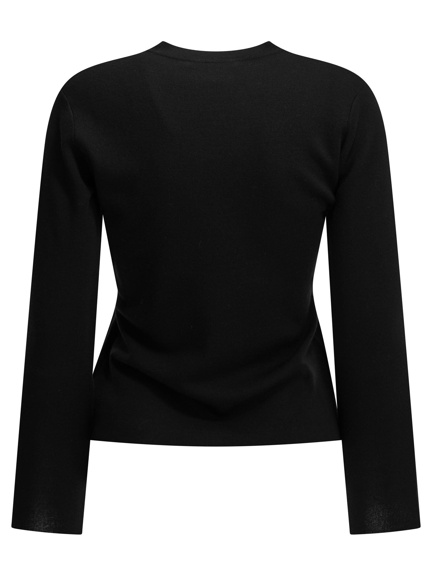 Max Mara Round-Neck T-Shirt Made Of Virgin Wool