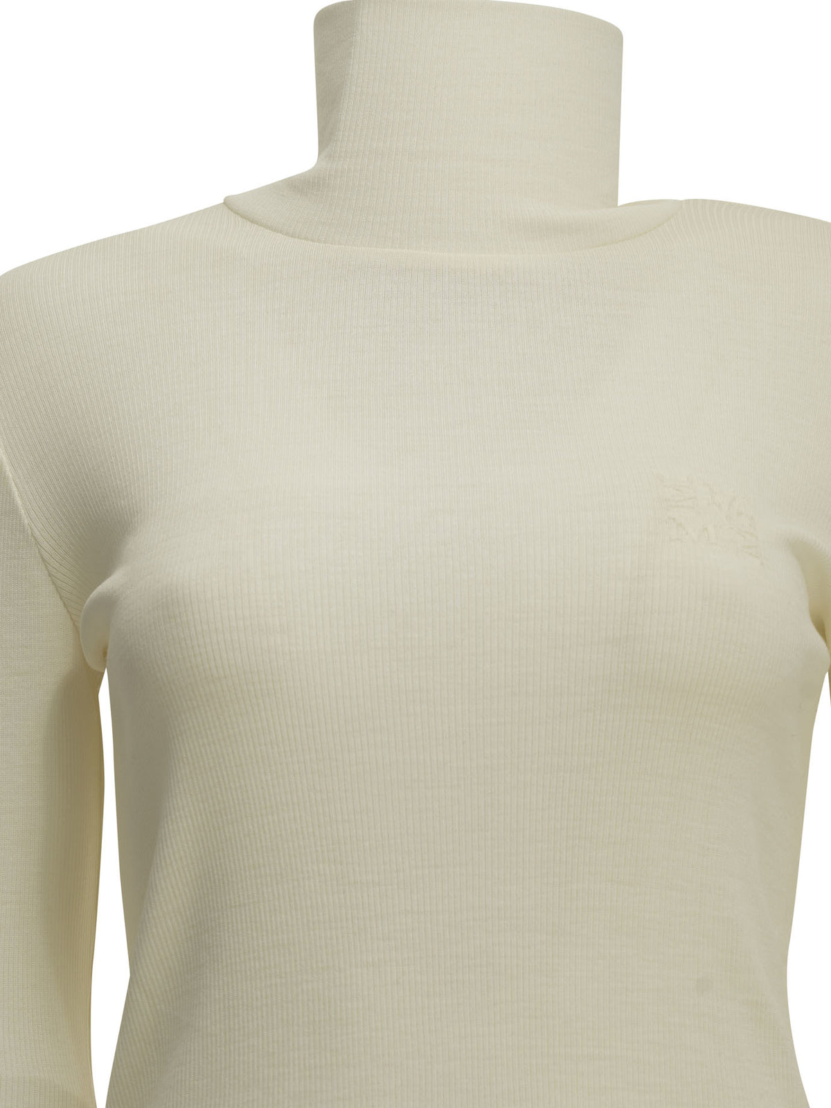 Max Mara Wool Jersey Turtleneck Sweater