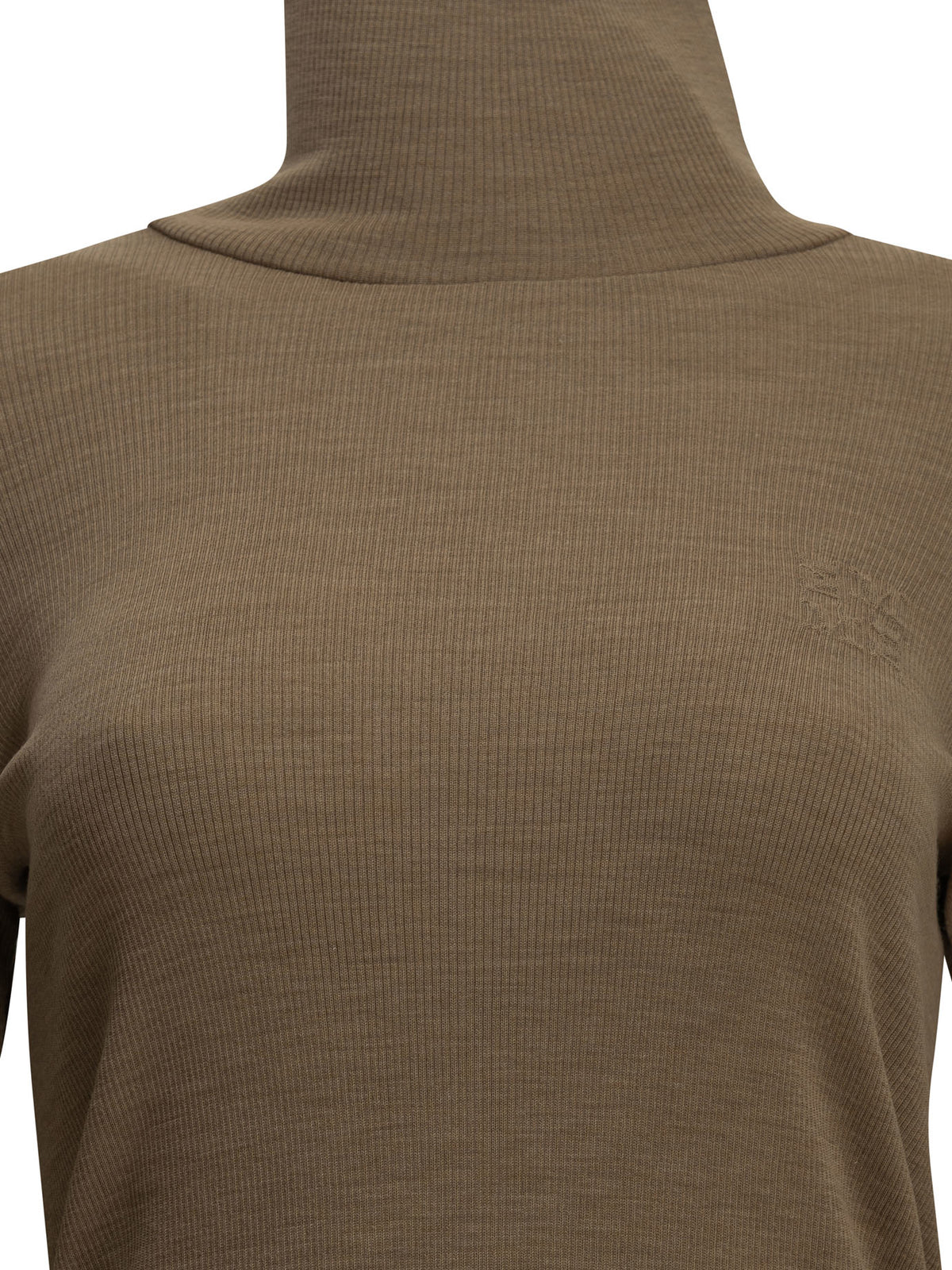 Max Mara Wool Jersey Turtleneck Sweater