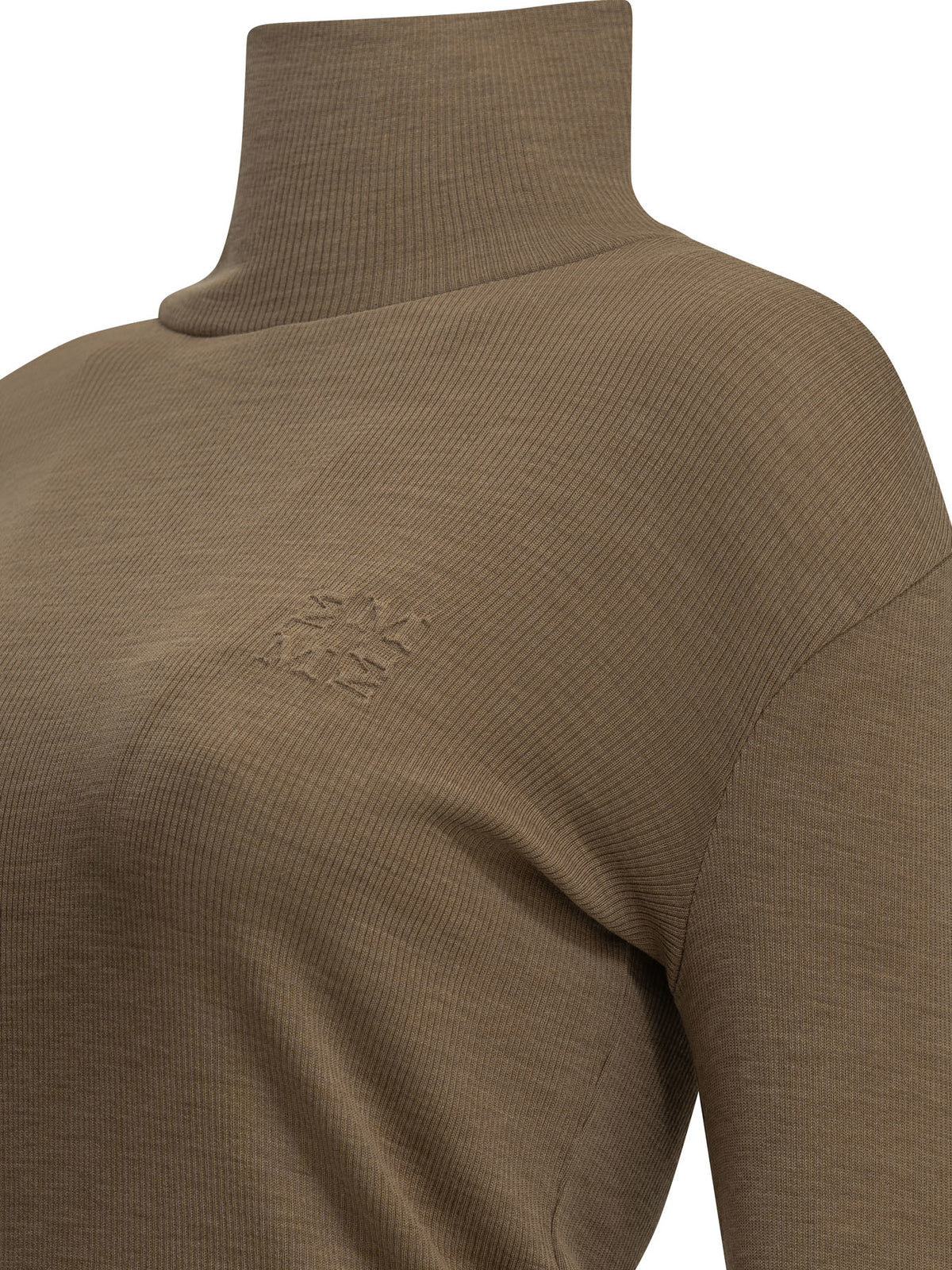 Max Mara Wool Jersey Turtleneck Sweater