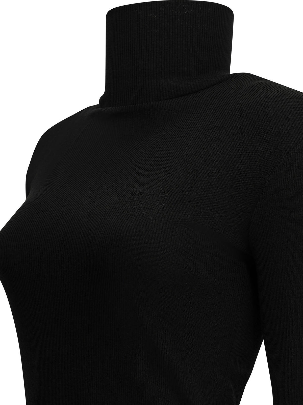 Max Mara Wool Jersey Turtleneck Sweater