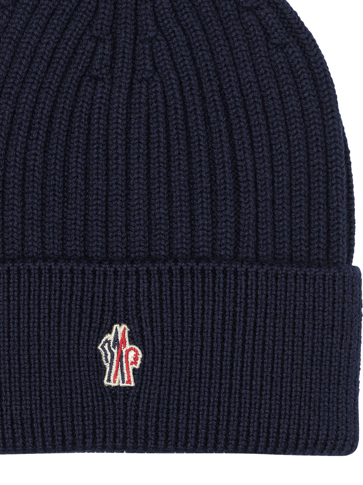 Moncler Grenoble Wool Beanie With Logo