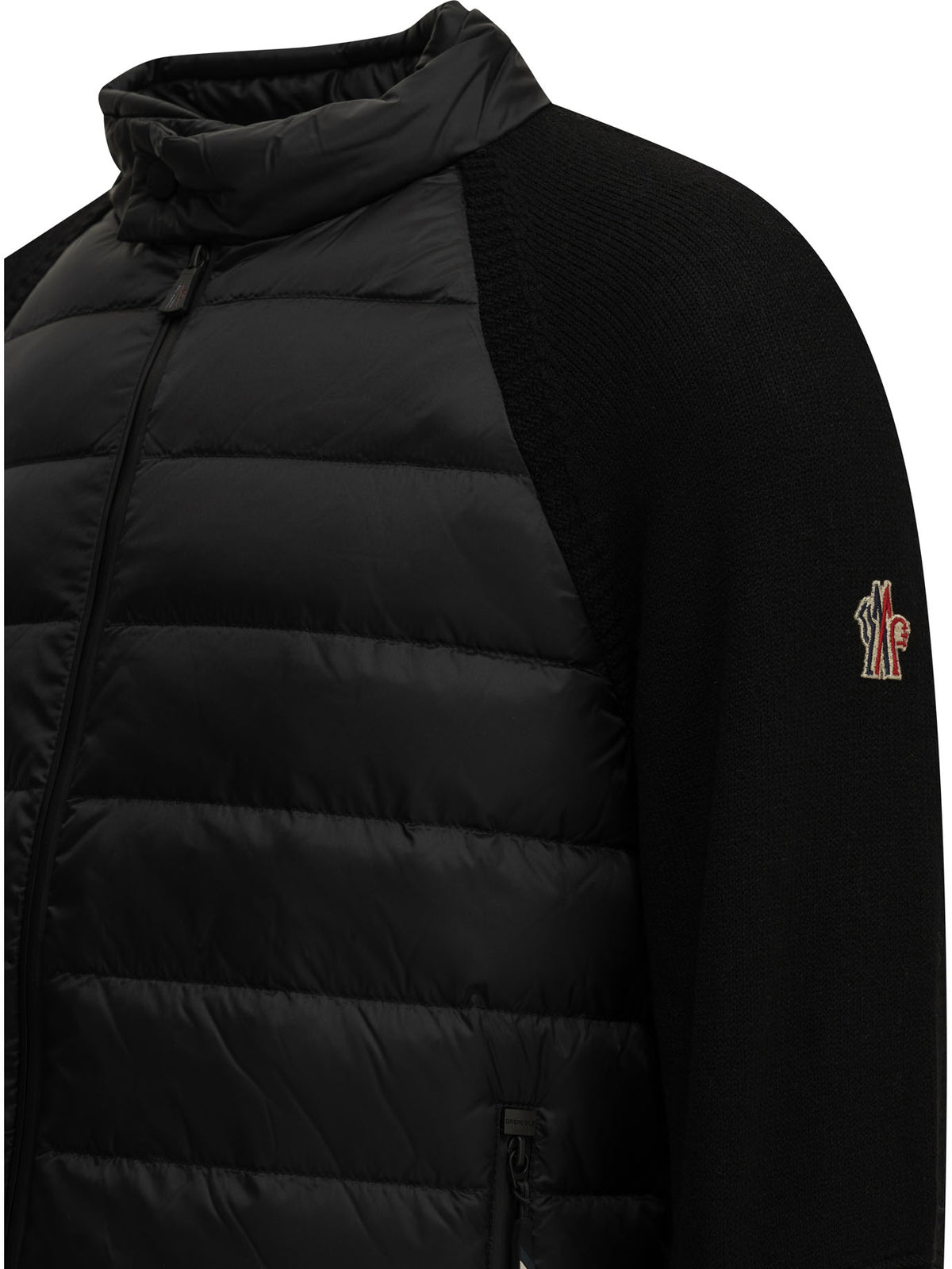 Moncler Grenoble Padded Wool Cardigan