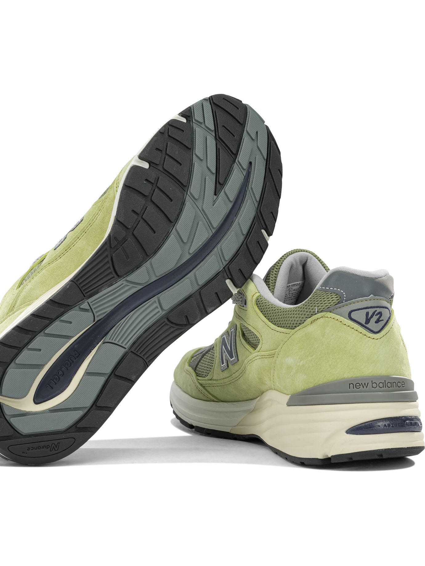 New Balance Made In Uk 991V2 Summer Brights Low-Top Sneakers