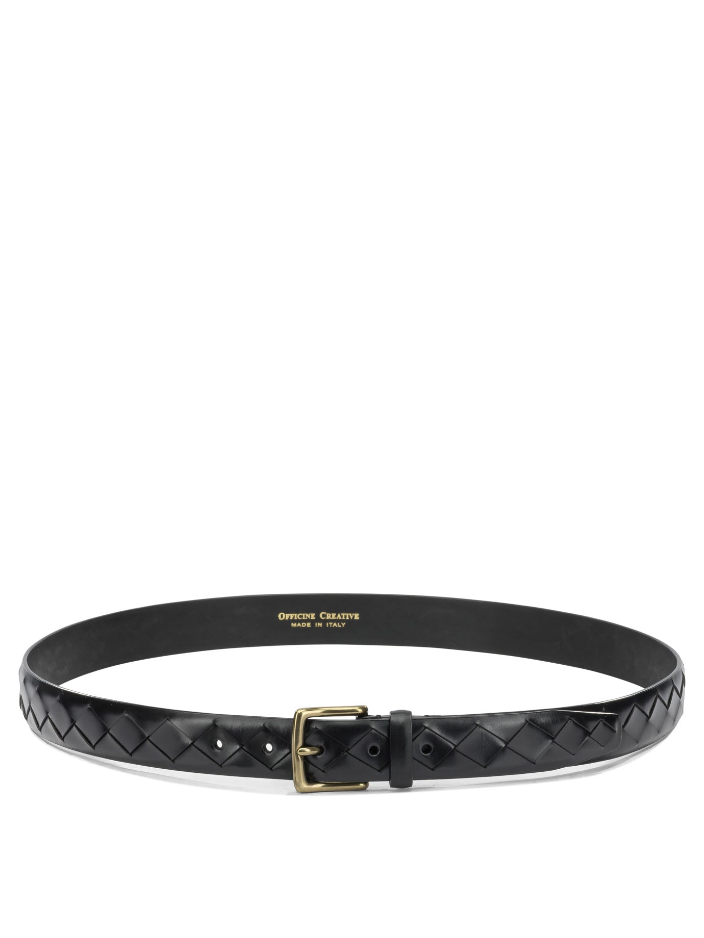 Officine Creative Oc Strip Leather Belt
