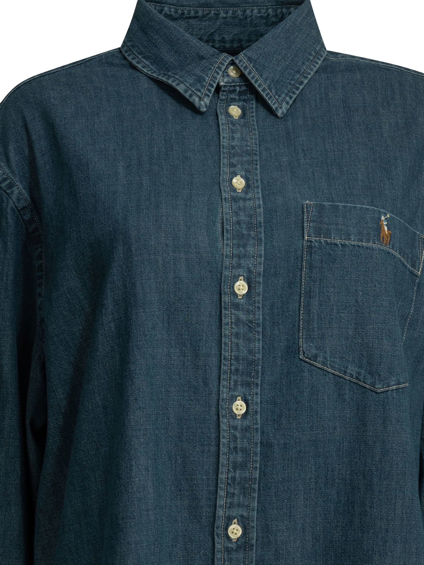 Polo Ralph Lauren Big-Fit Casual Shirt With Logo