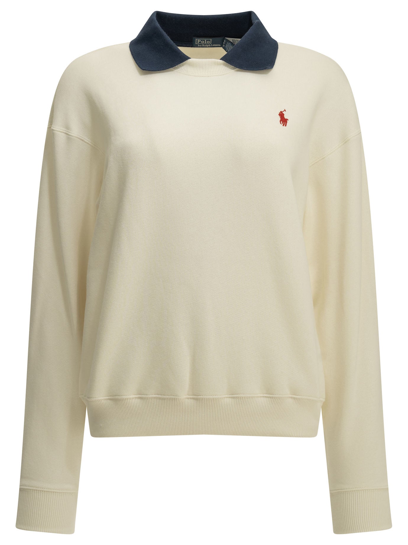 Polo Ralph Lauren Sweatshirt With Polo Collar And Logo
