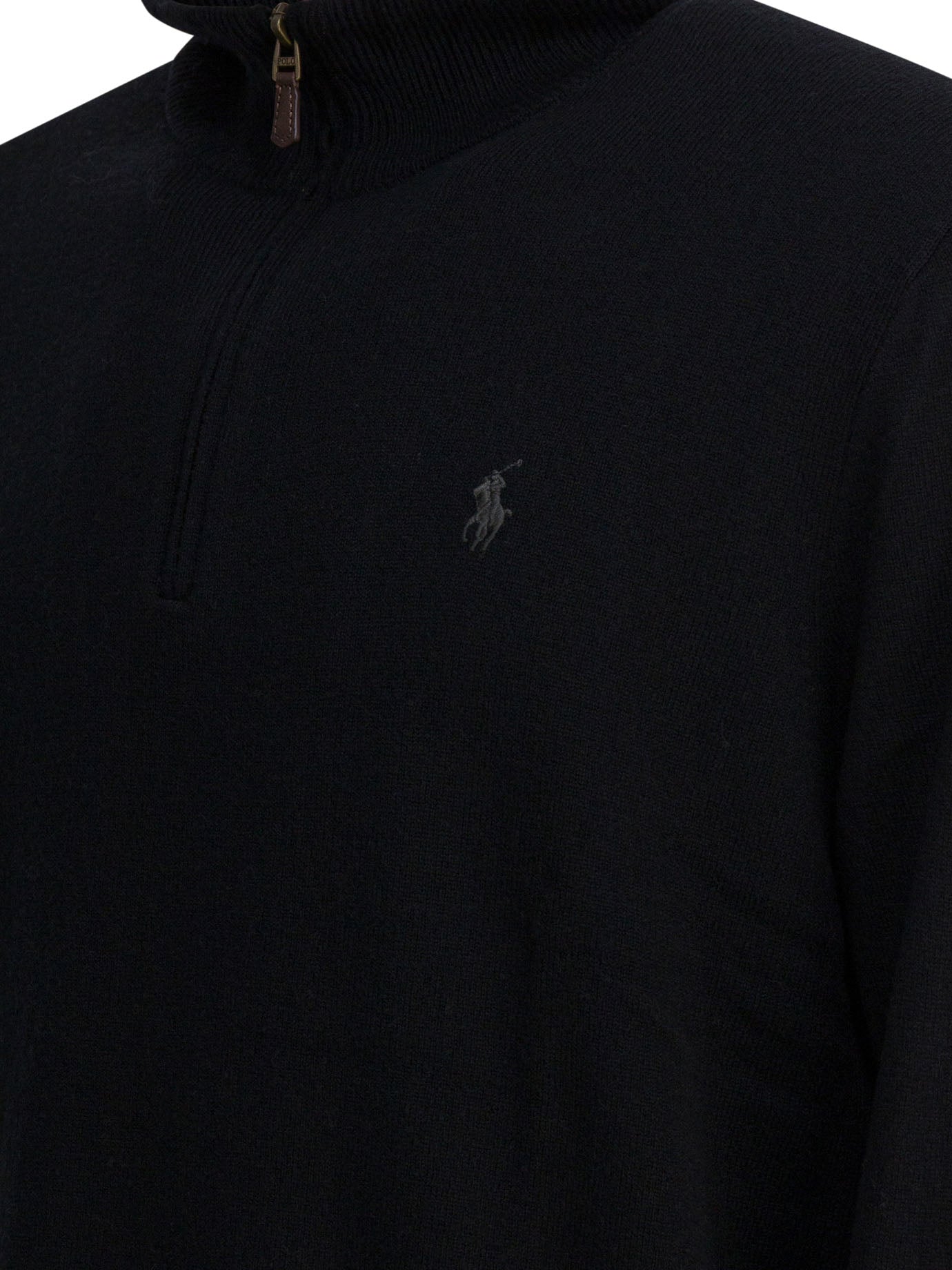 Polo Ralph Lauren Wool Sweater With A Half-Zip