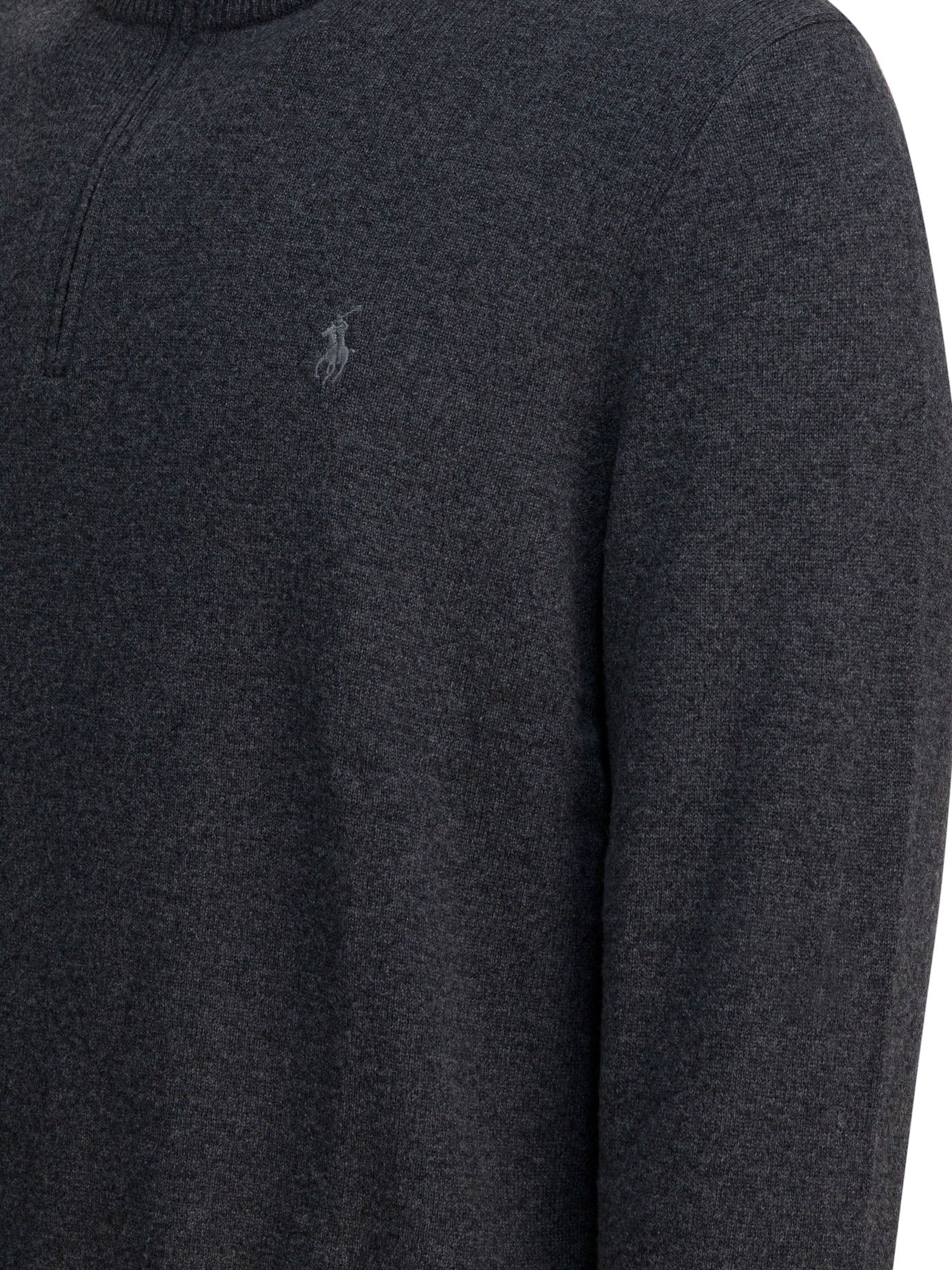Polo Ralph Lauren Sweater With A Half-Zip And Logo