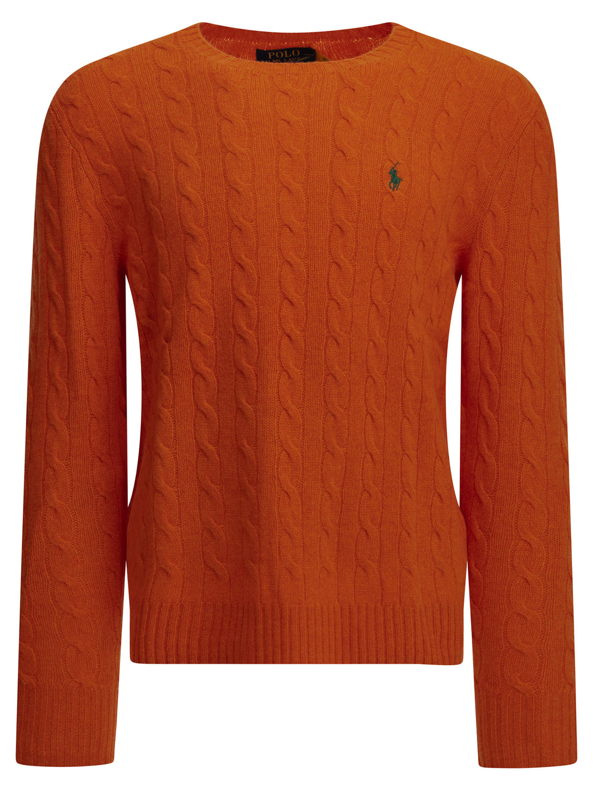 Polo Ralph Lauren Wool And Cashmere Crew-Neck Sweater With Logo