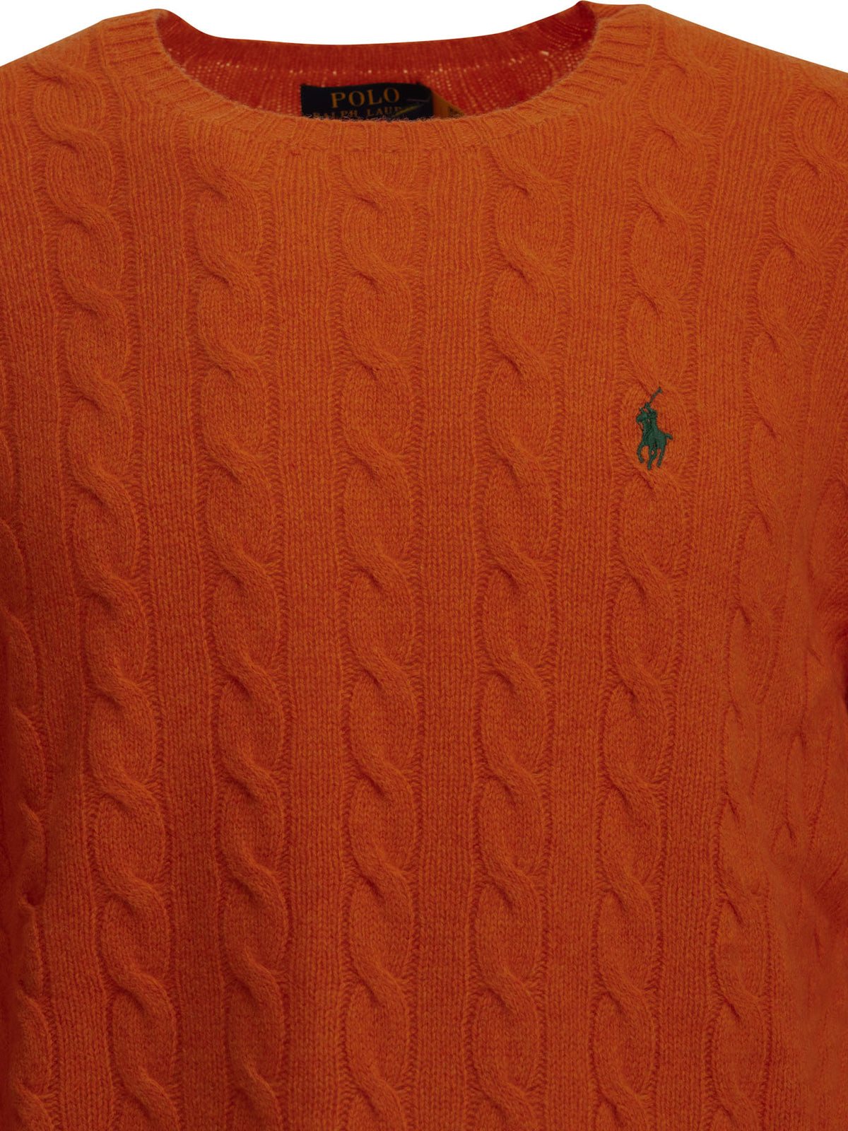 Polo Ralph Lauren Wool And Cashmere Crew-Neck Sweater With Logo