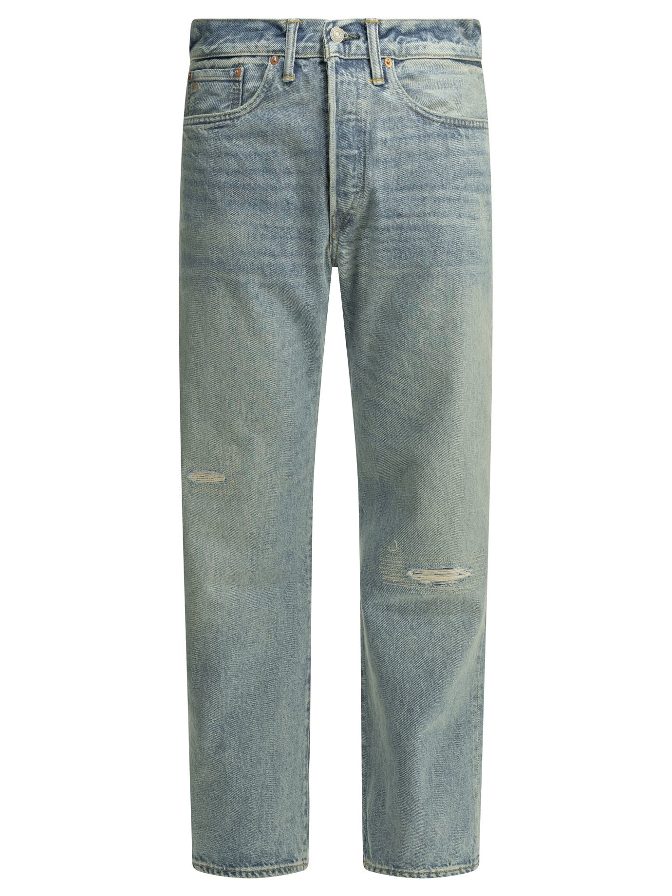 RRL by Ralph Lauren Bridgeway Wash Straight-Leg Jeans