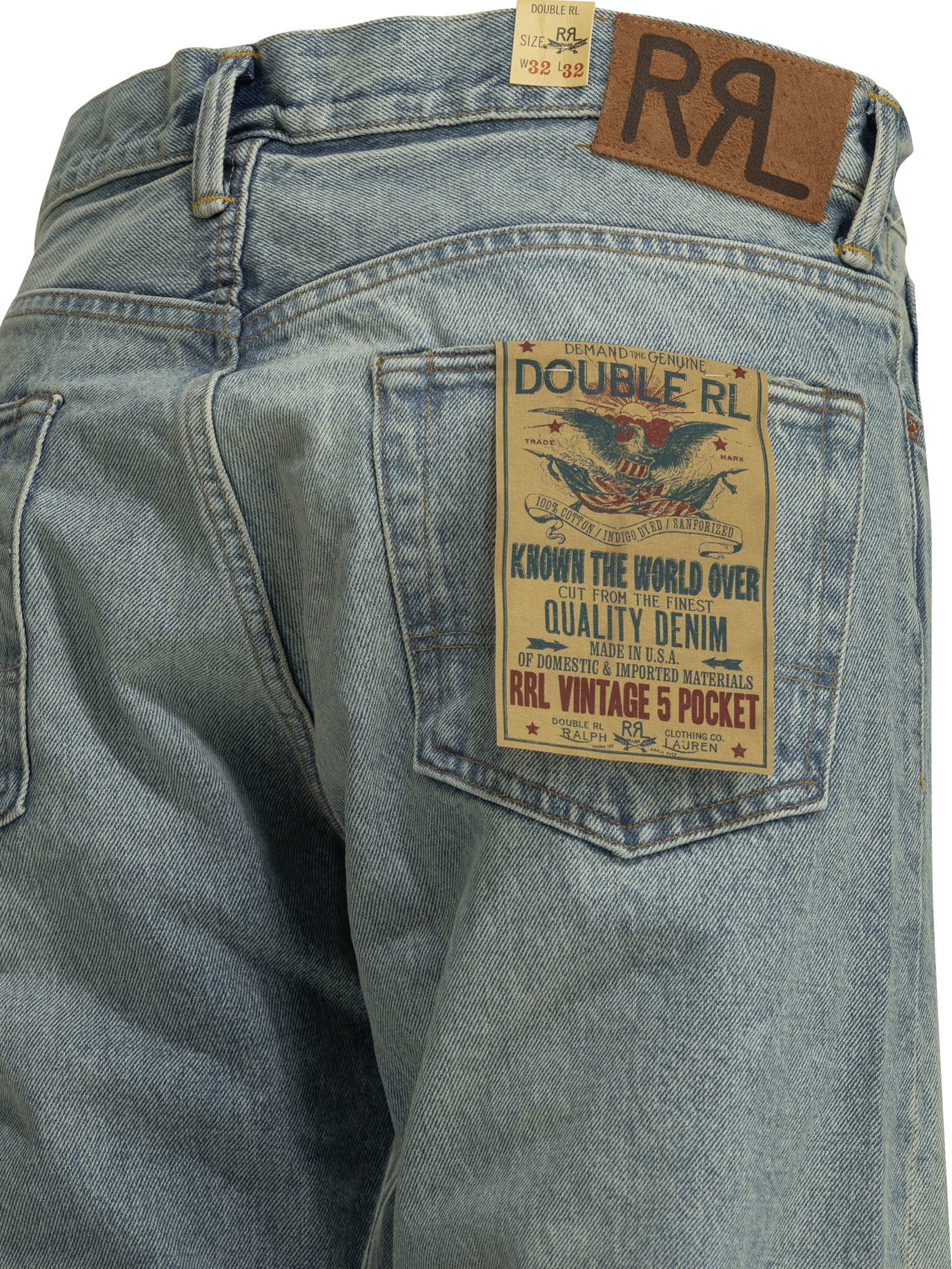 RRL by Ralph Lauren Bridgeway Wash Straight-Leg Jeans