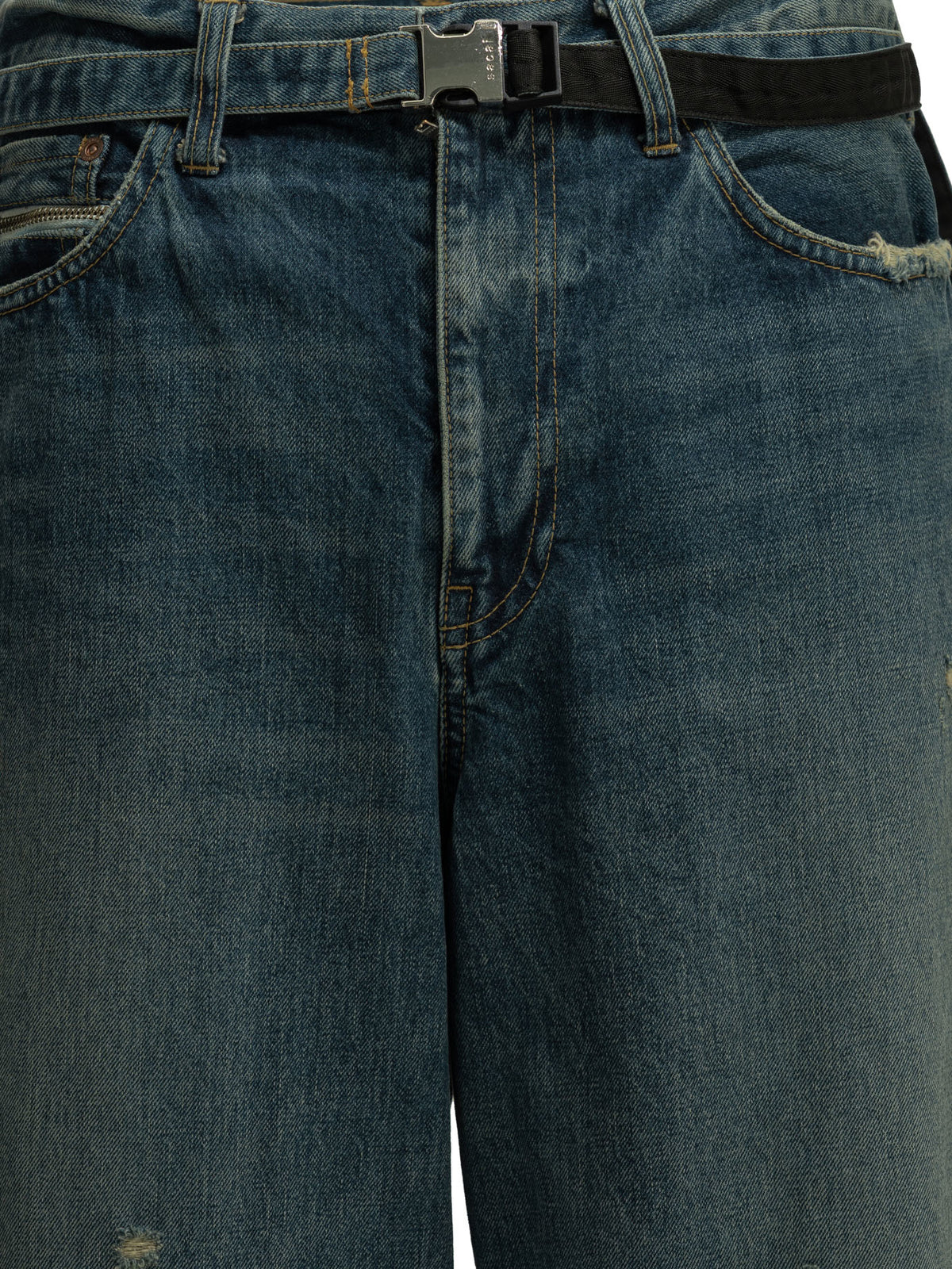 Sacai Beyondexx Wide-Leg Jeans