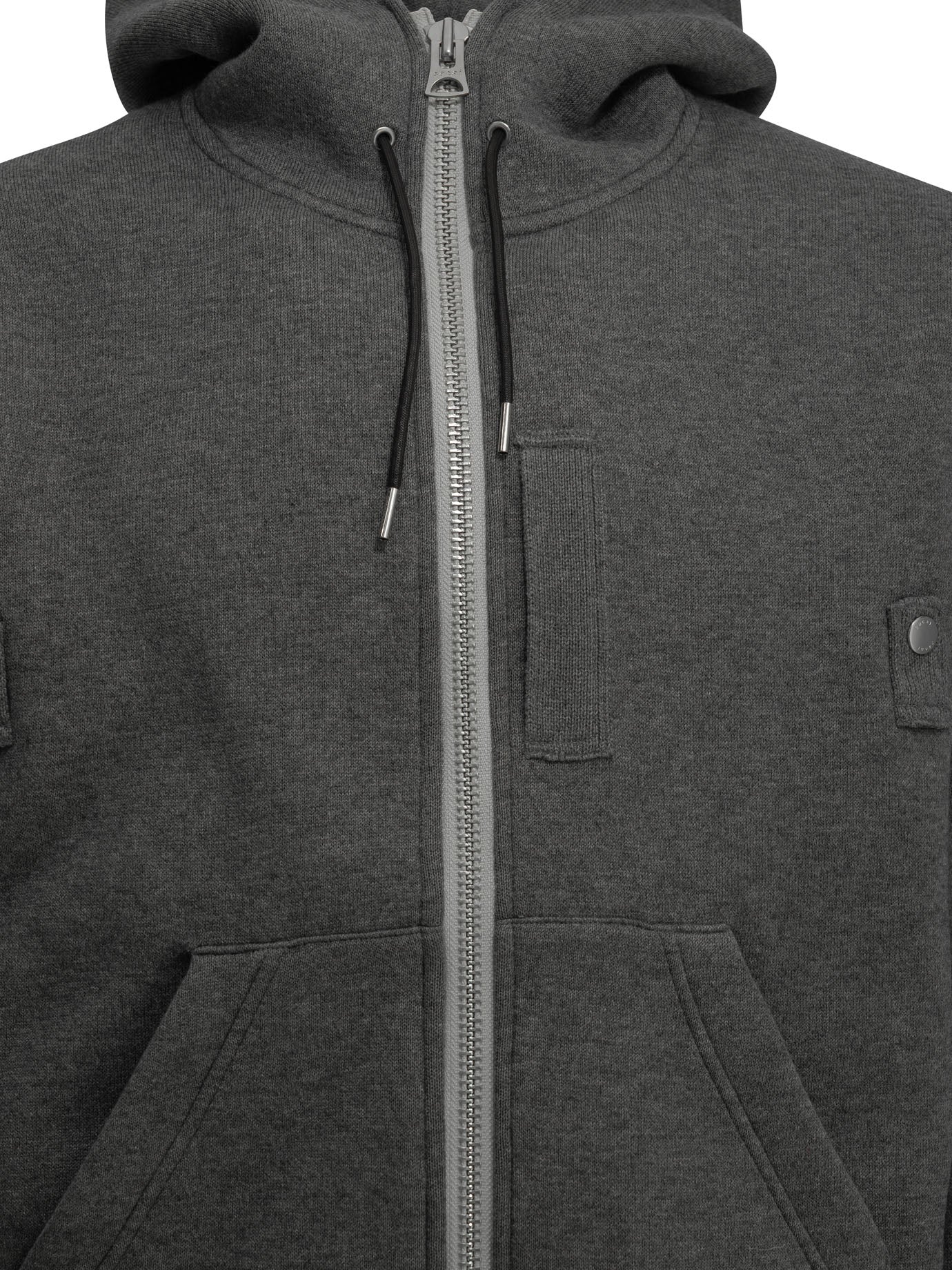 Sacai Zip-Up Hooded Sweatshirt