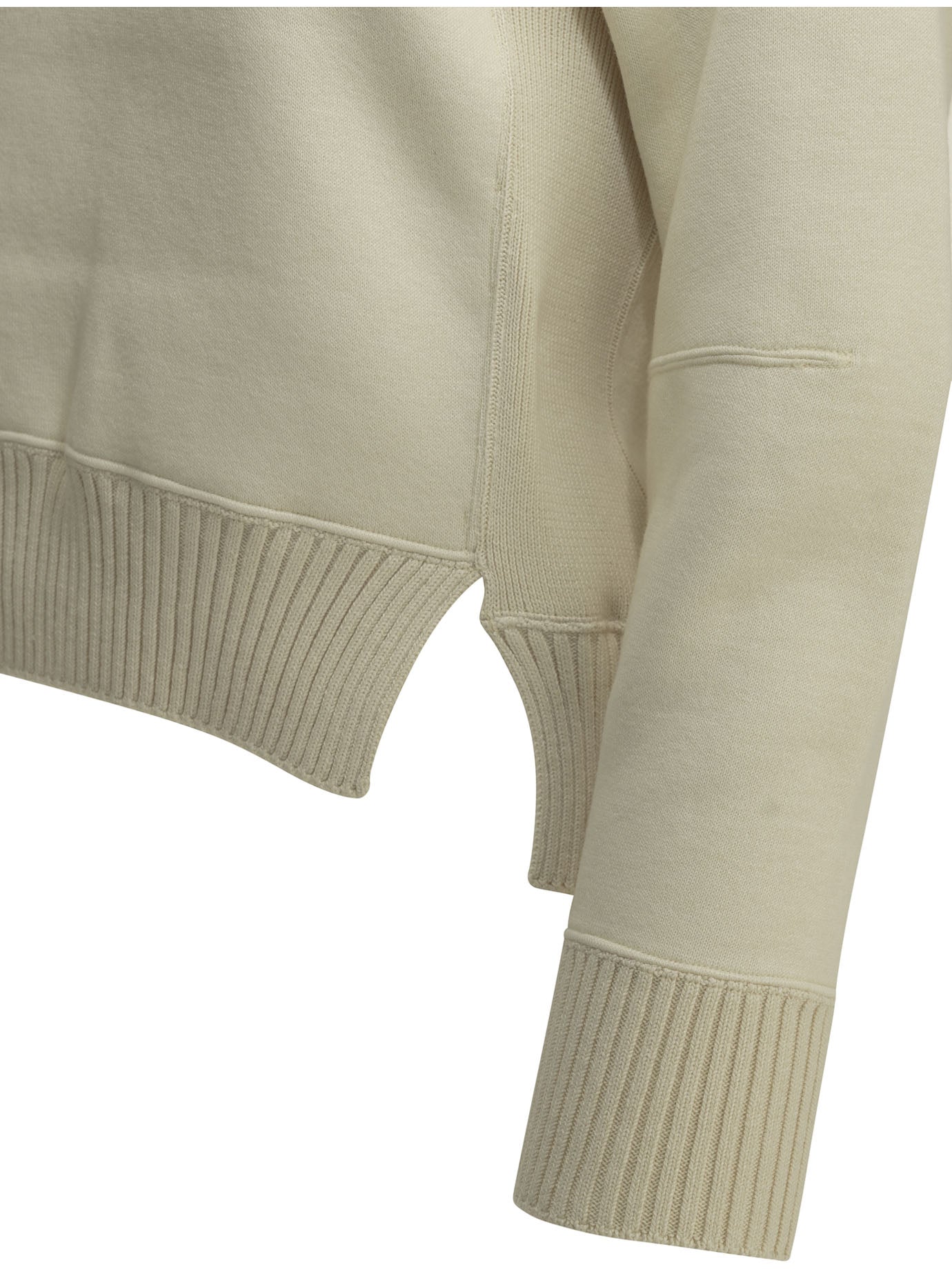 Sacai Crew-Neck Sweater Made Of A Cotton-Cashmere Blend