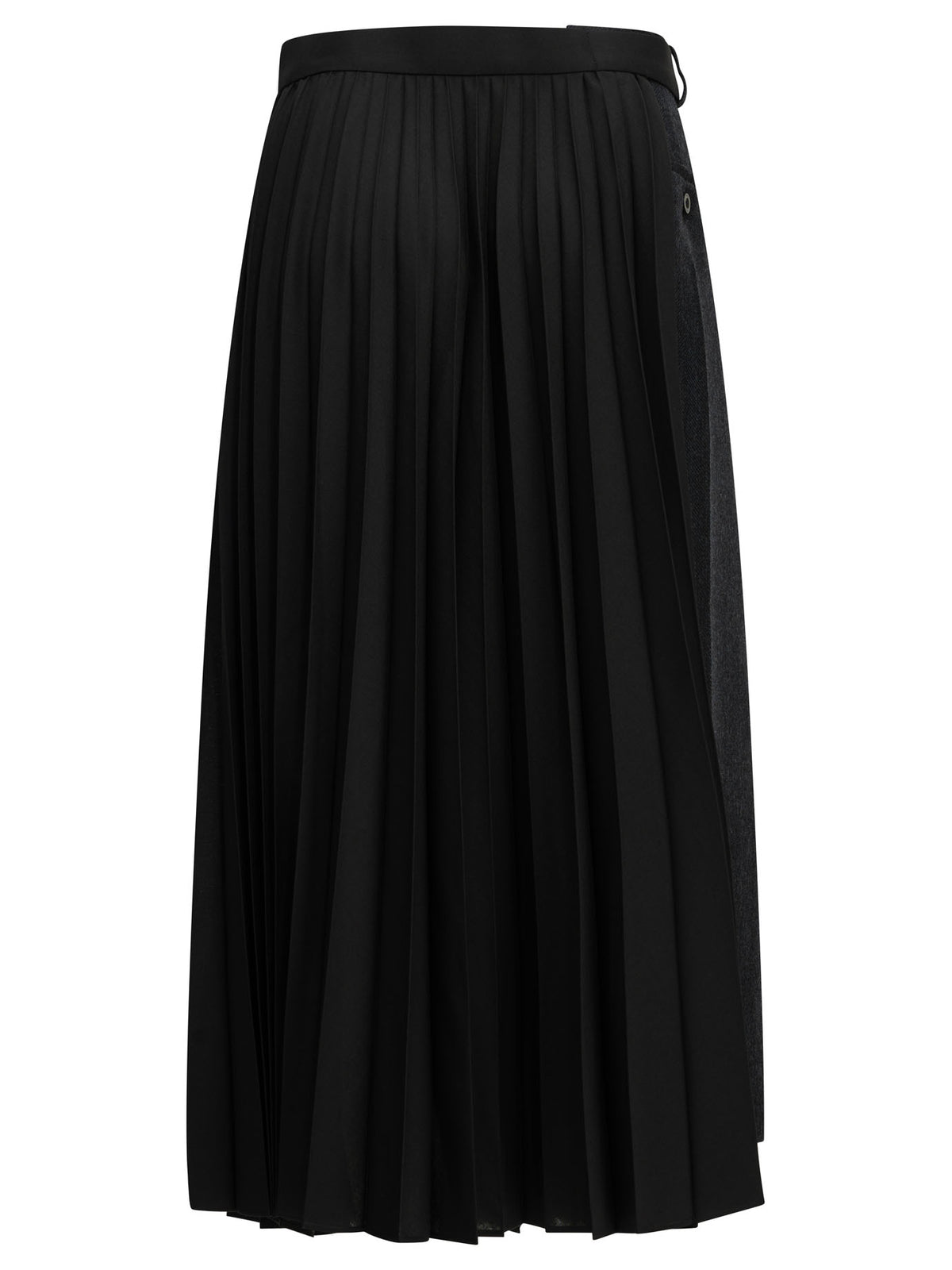 Sacai Pleated Midi Skirt