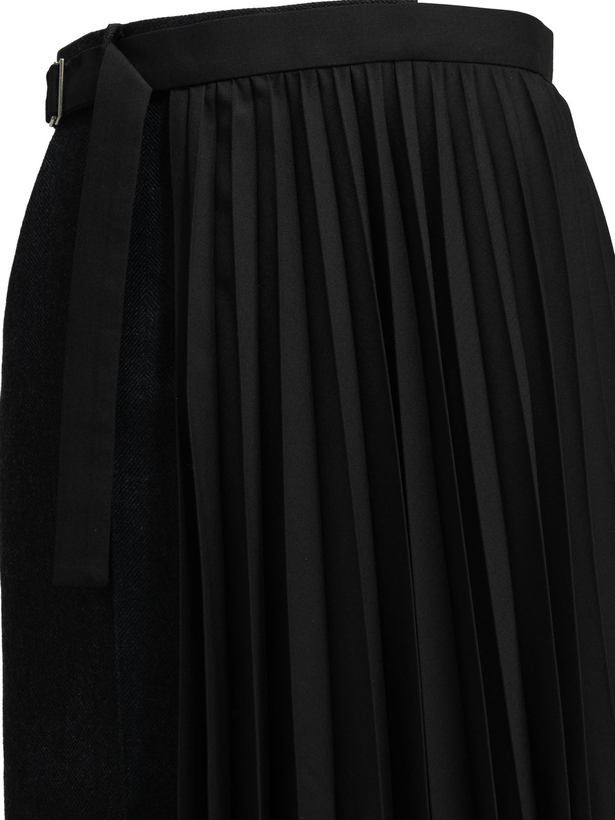 Sacai Pleated Midi Skirt