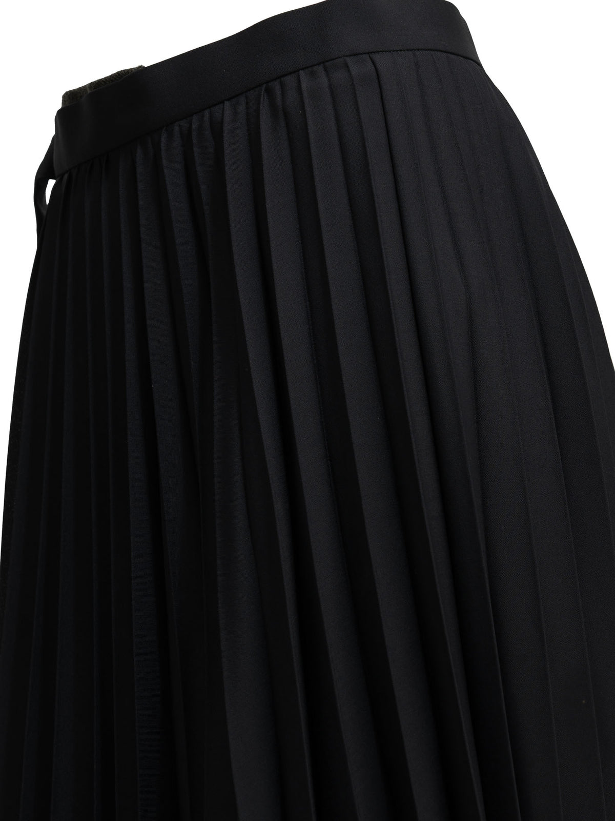 Sacai Pleated Midi Skirt
