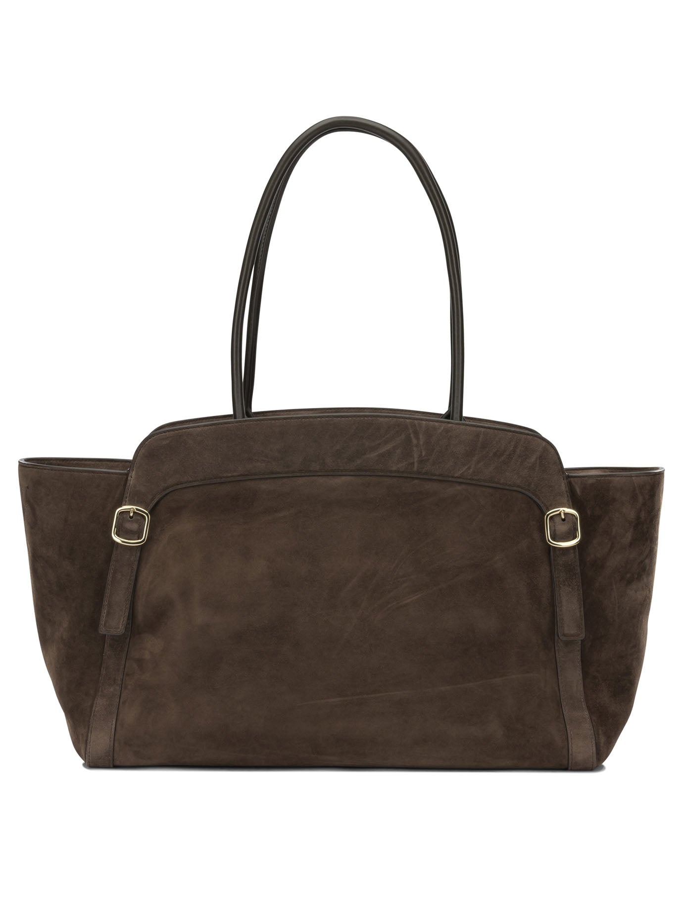 Santoni Double Buckle Medium Shoulder Bag