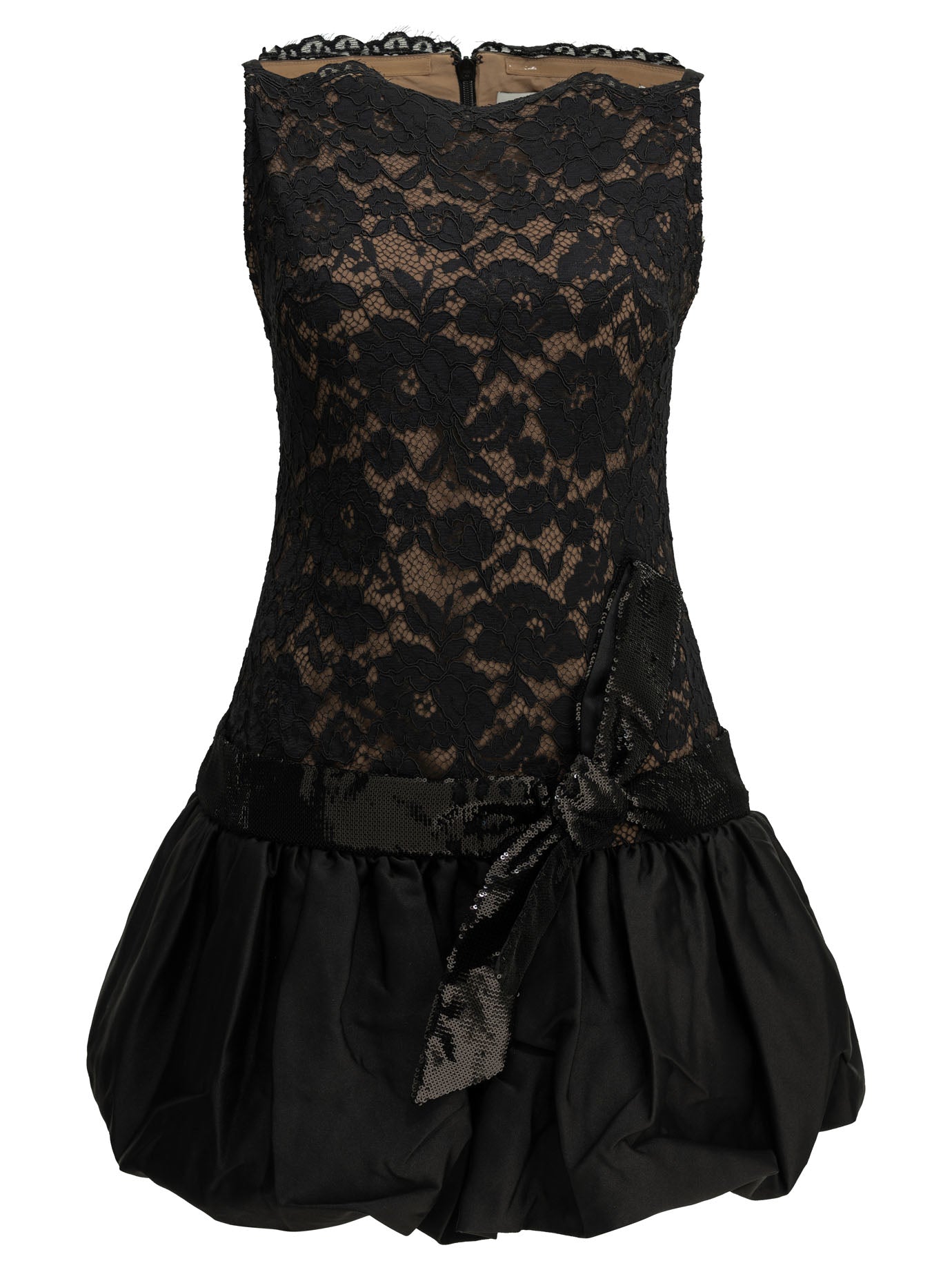 Self-portrait Short Balloon Dress