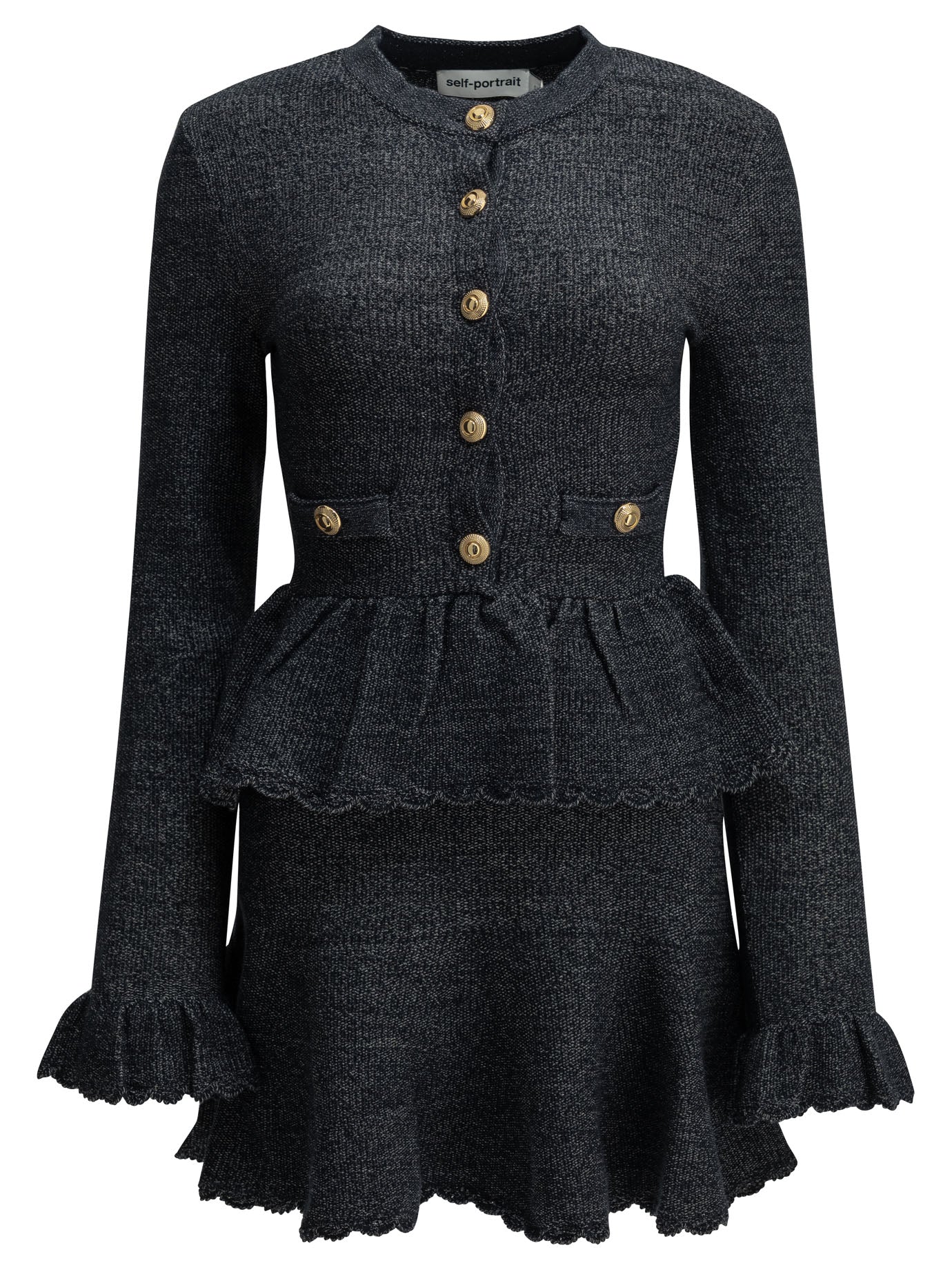 Self-portrait Short Knit Dress