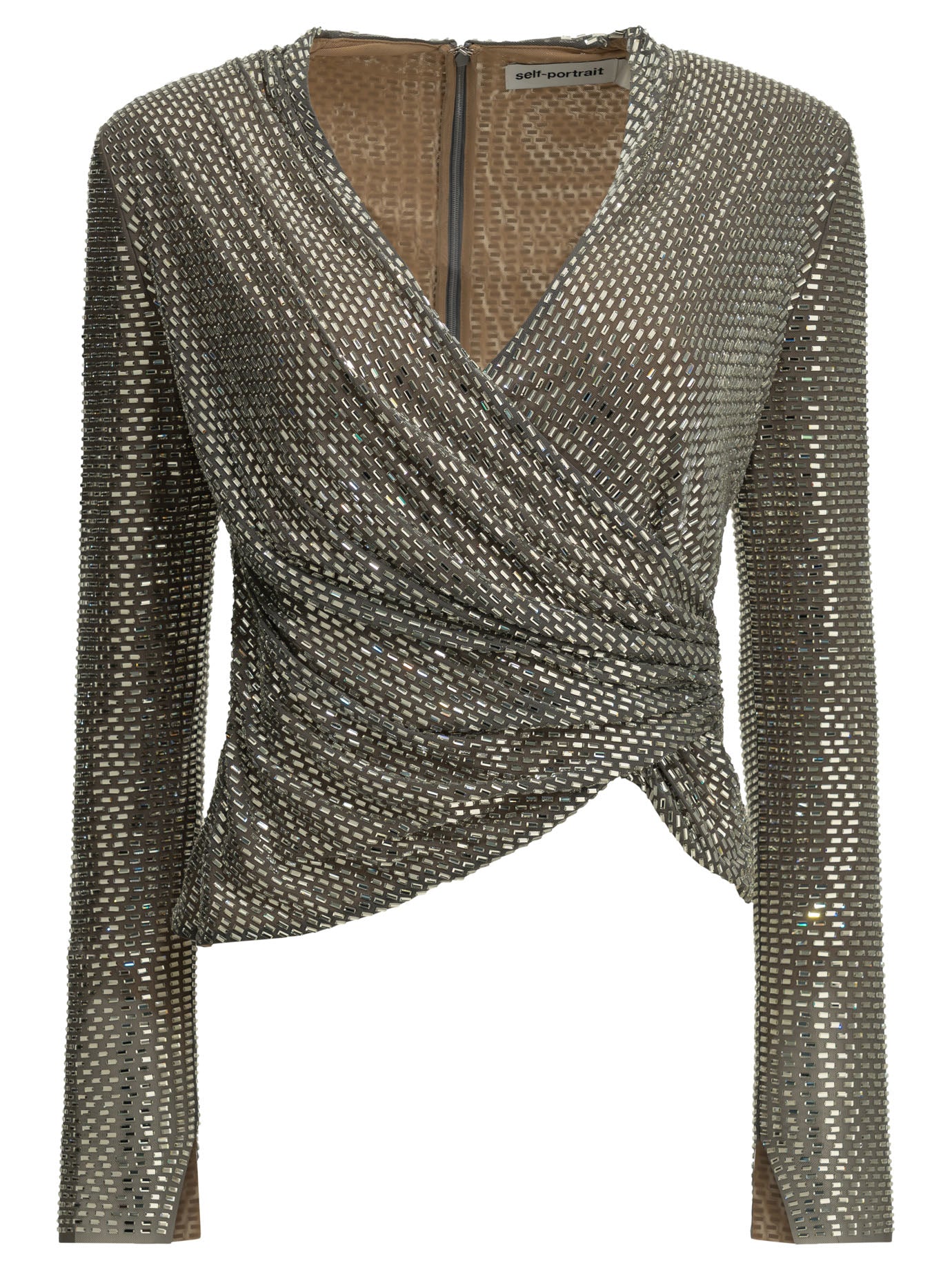 Self-portrait Casual Peplum Top