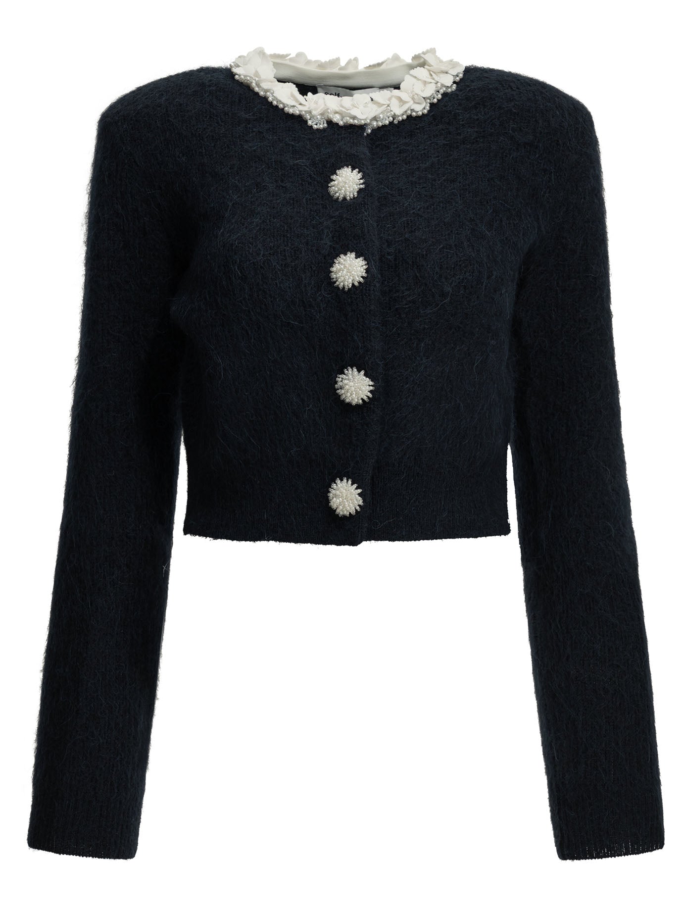 Self-portrait Cardigan With Embellishments