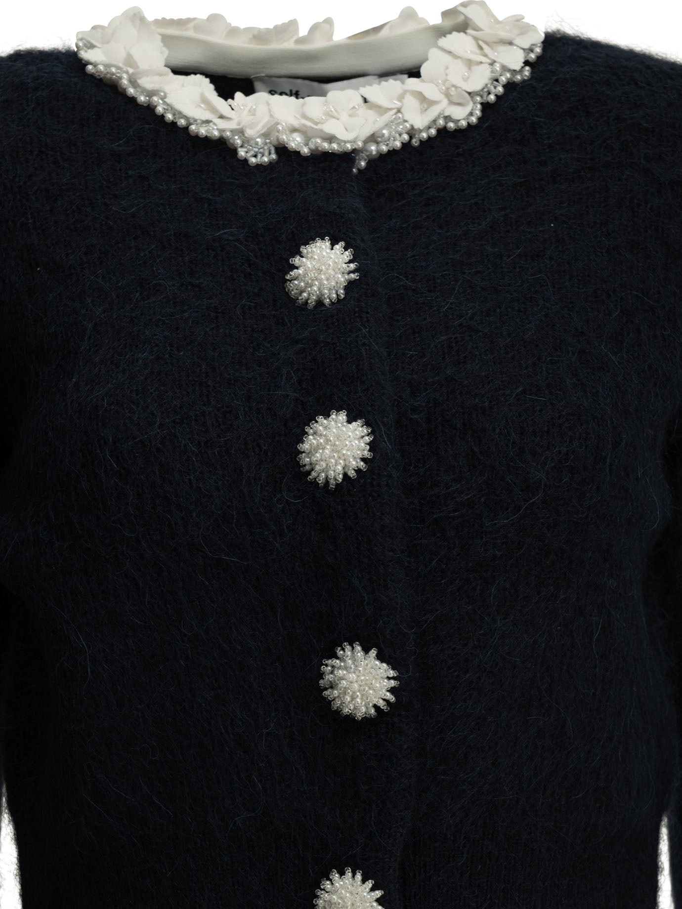 Self-portrait Cardigan With Embellishments